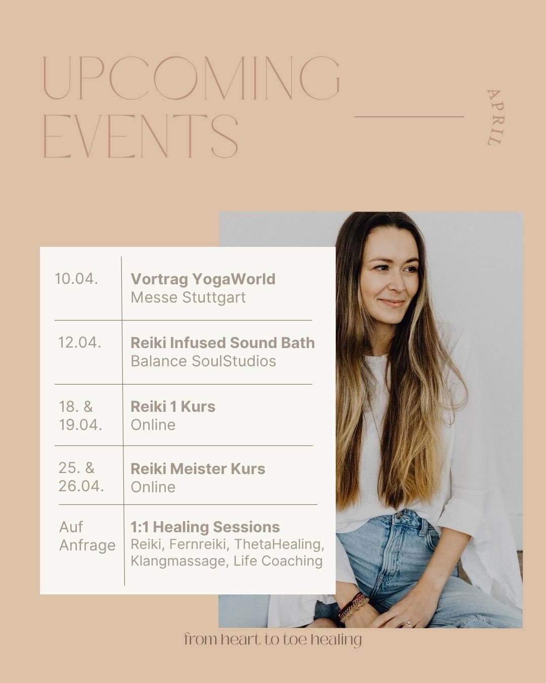 Quote for April:
"It feels like I've given so much and taken so little&hellip; What's left for me? But then I look around and remember&hellip; There's an entire world for me." 🤎🪐🤲🏼

In diesem Monat hast du die M&ouml;glichkeit deine Rei