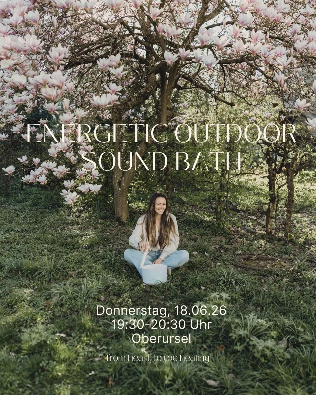 Energetic Sound Bath goes Outdoor.

Was k&ouml;nnte dein Nervensystem besser regulieren als die Abendsonne, die Kl&auml;nge der wundersch&ouml;nen Alchemy Crystal Bowls und die sanfte Energie durch Reiki &amp; ThetaHealing? 

Richtig! Deswegen sehen 