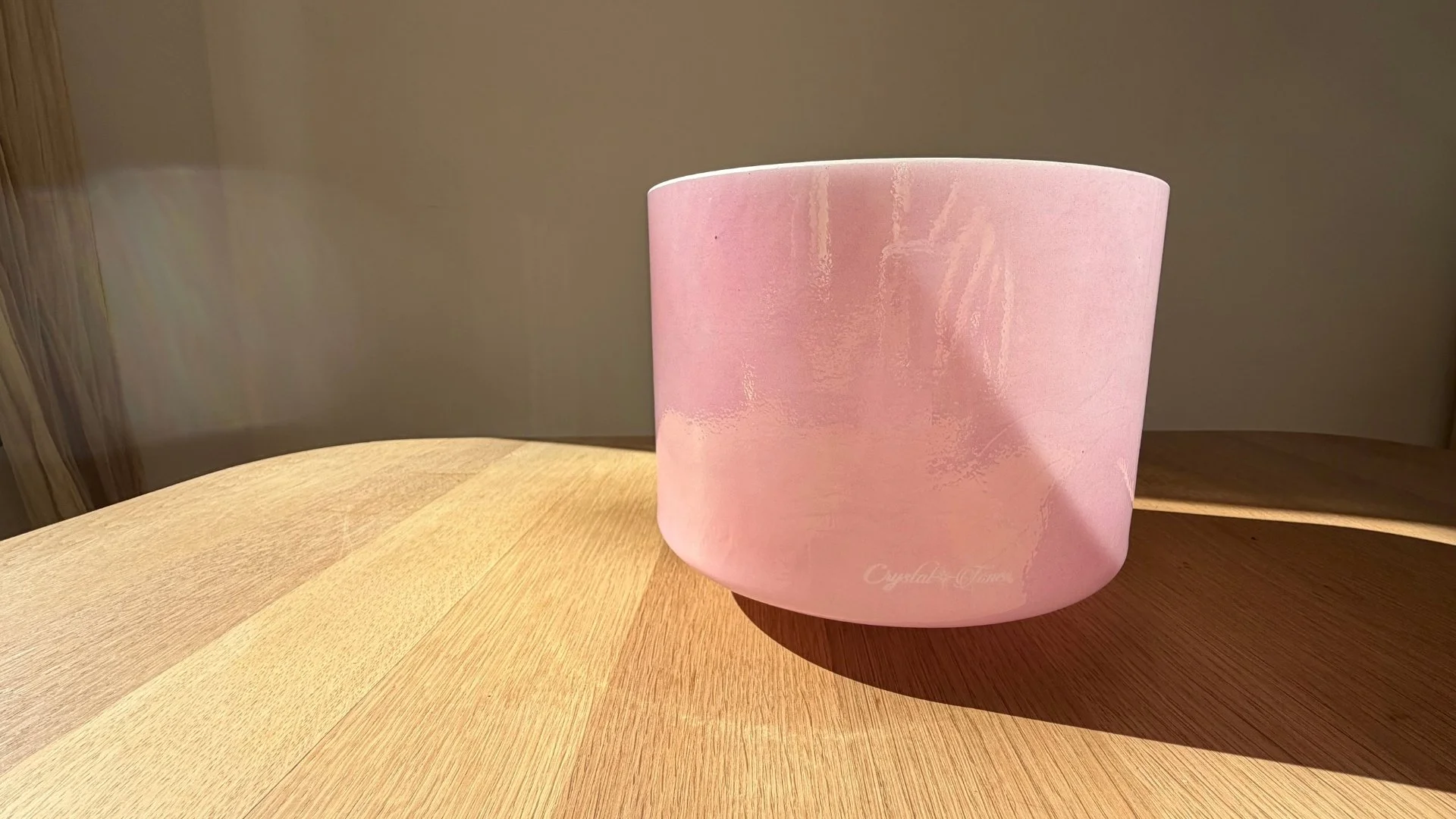 8" D+10 Pink Ocean Gold | Alchemy Crystal Singing Bowl® by Crystal Tones®