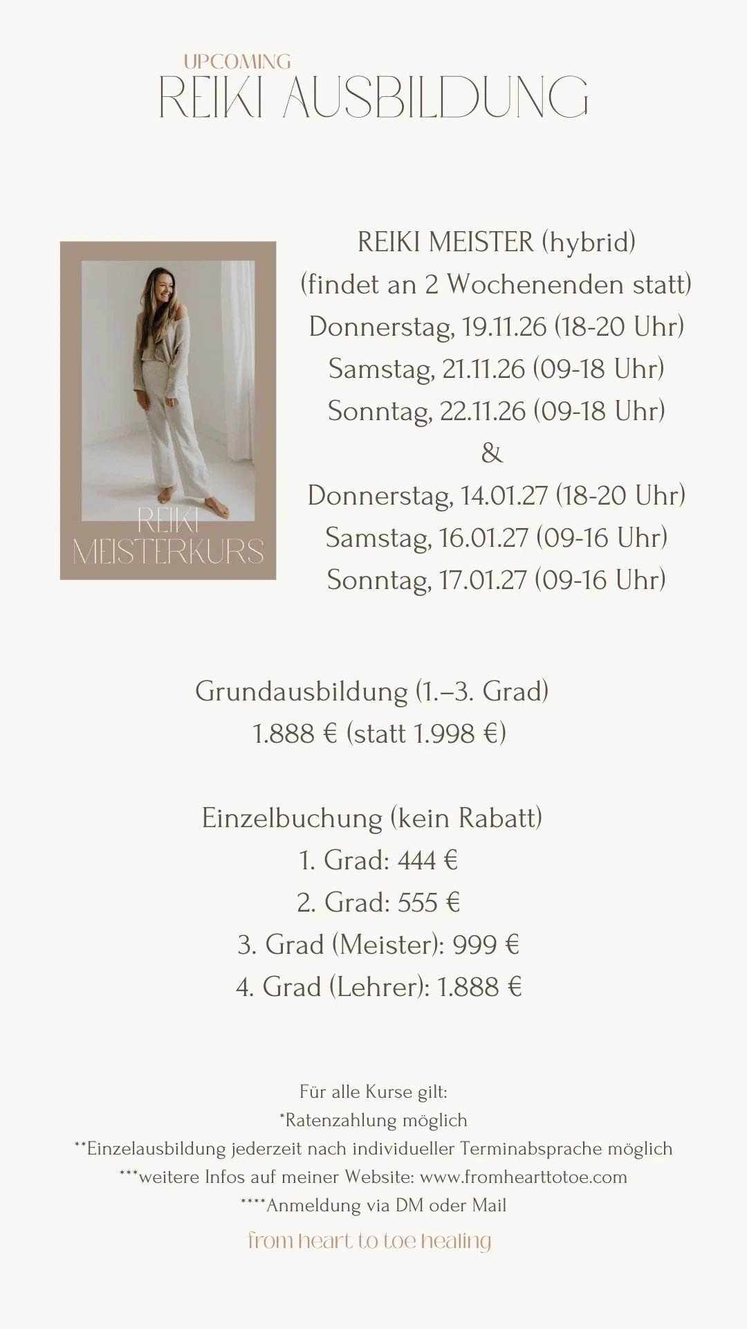 Reiki Online Ausbildung, Reiki Meistergrad Kurs, Reiki Kurs Frankfurt, Reiki Kurs Online, Reiki Ausbildung Frankfurt