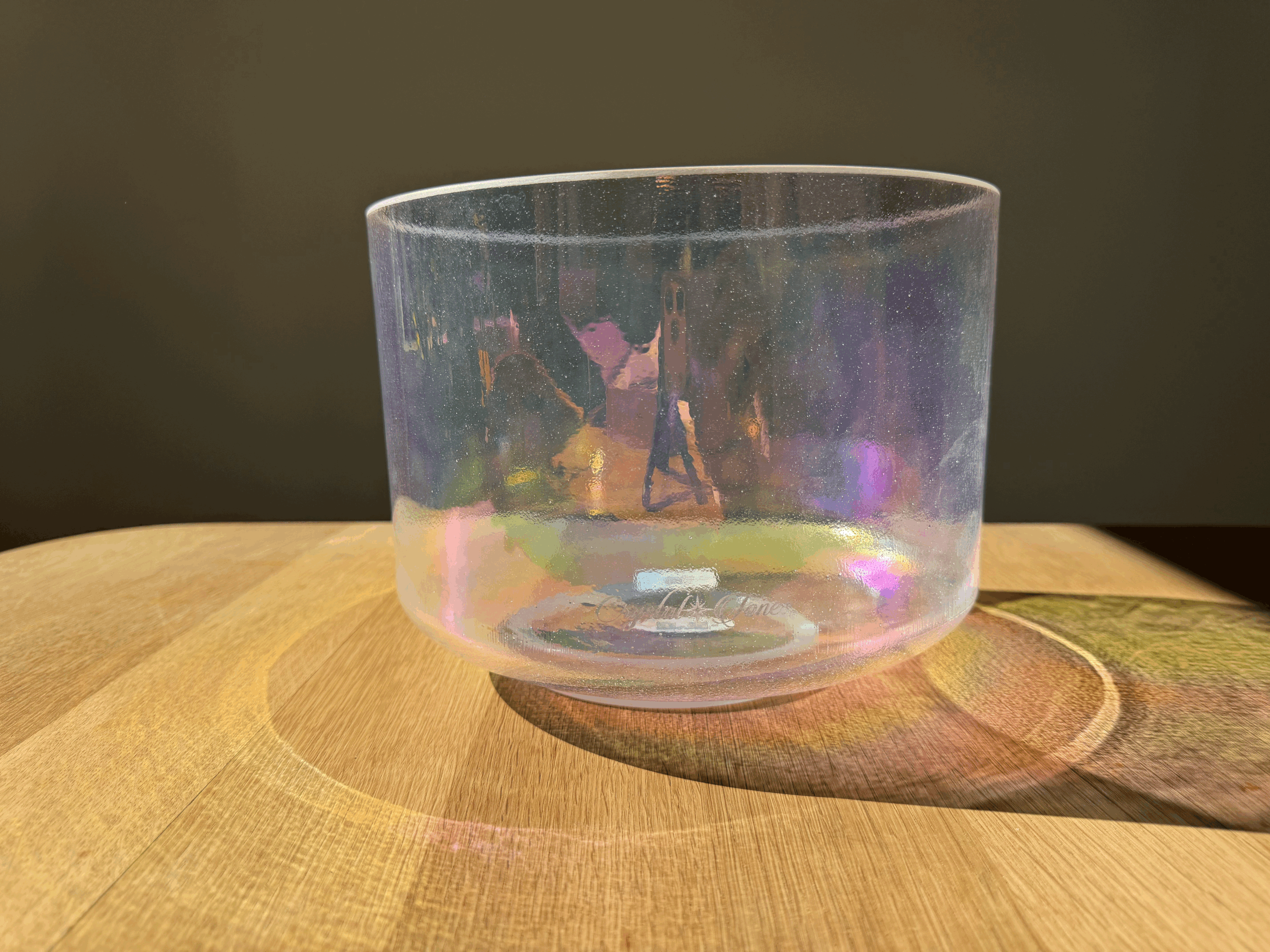 9" C#-50 Platinum | Alchemy Crystal Singing Bowl® by Crystal Tones®