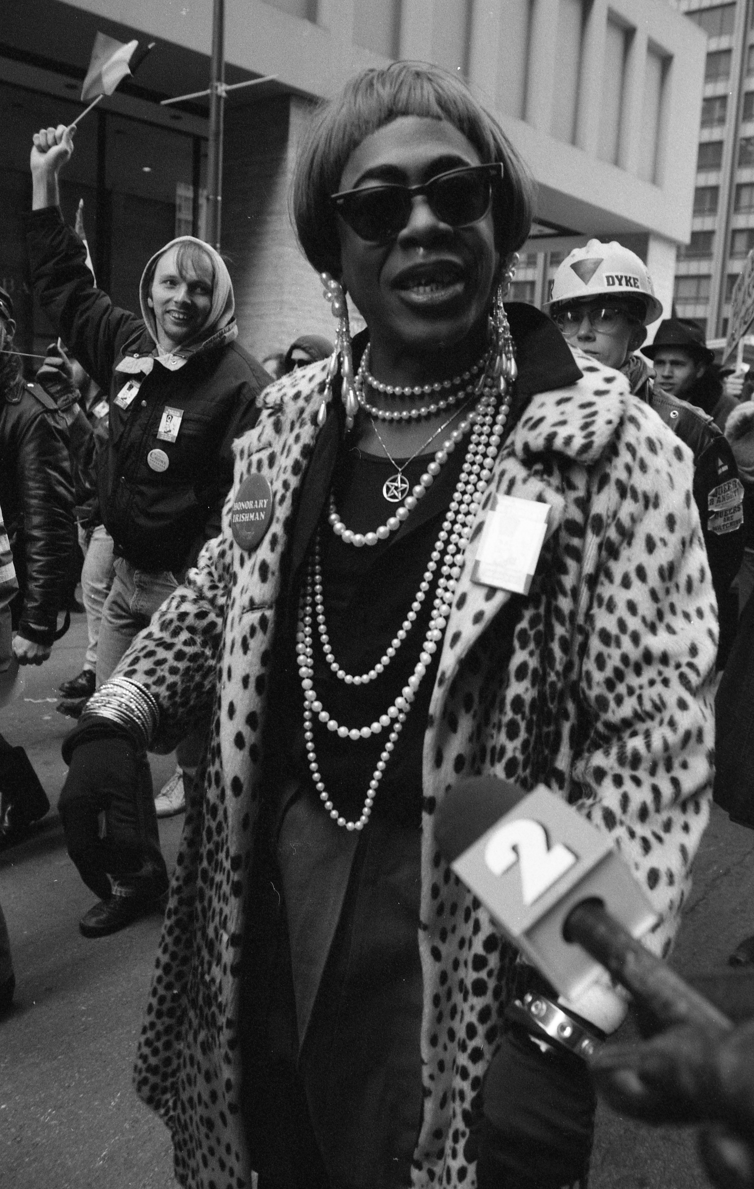 Joan Jett Blackk,  Irish Day Parade, 1992. Ace Morgan Photos.