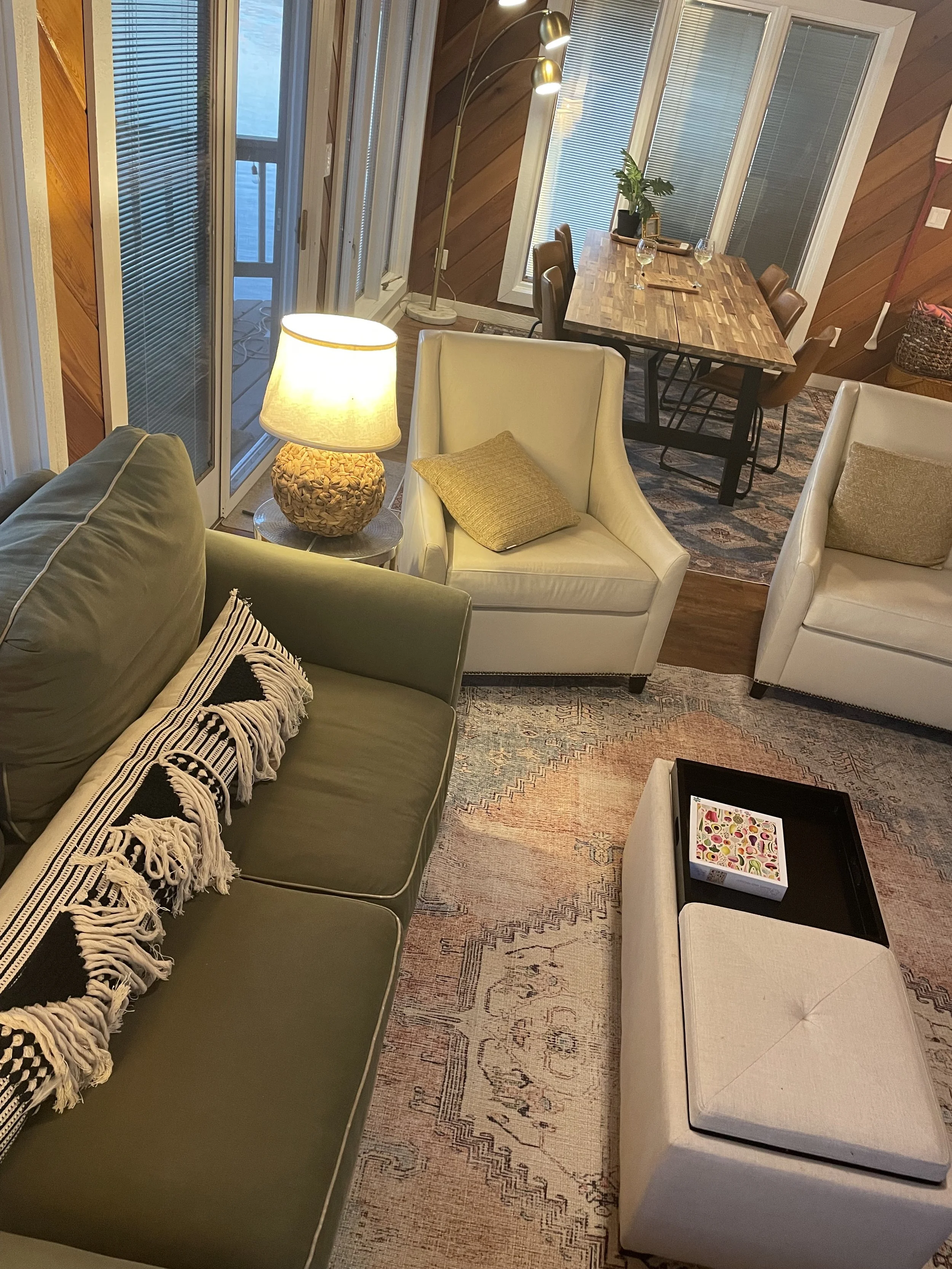 Living room and TV viewing area 