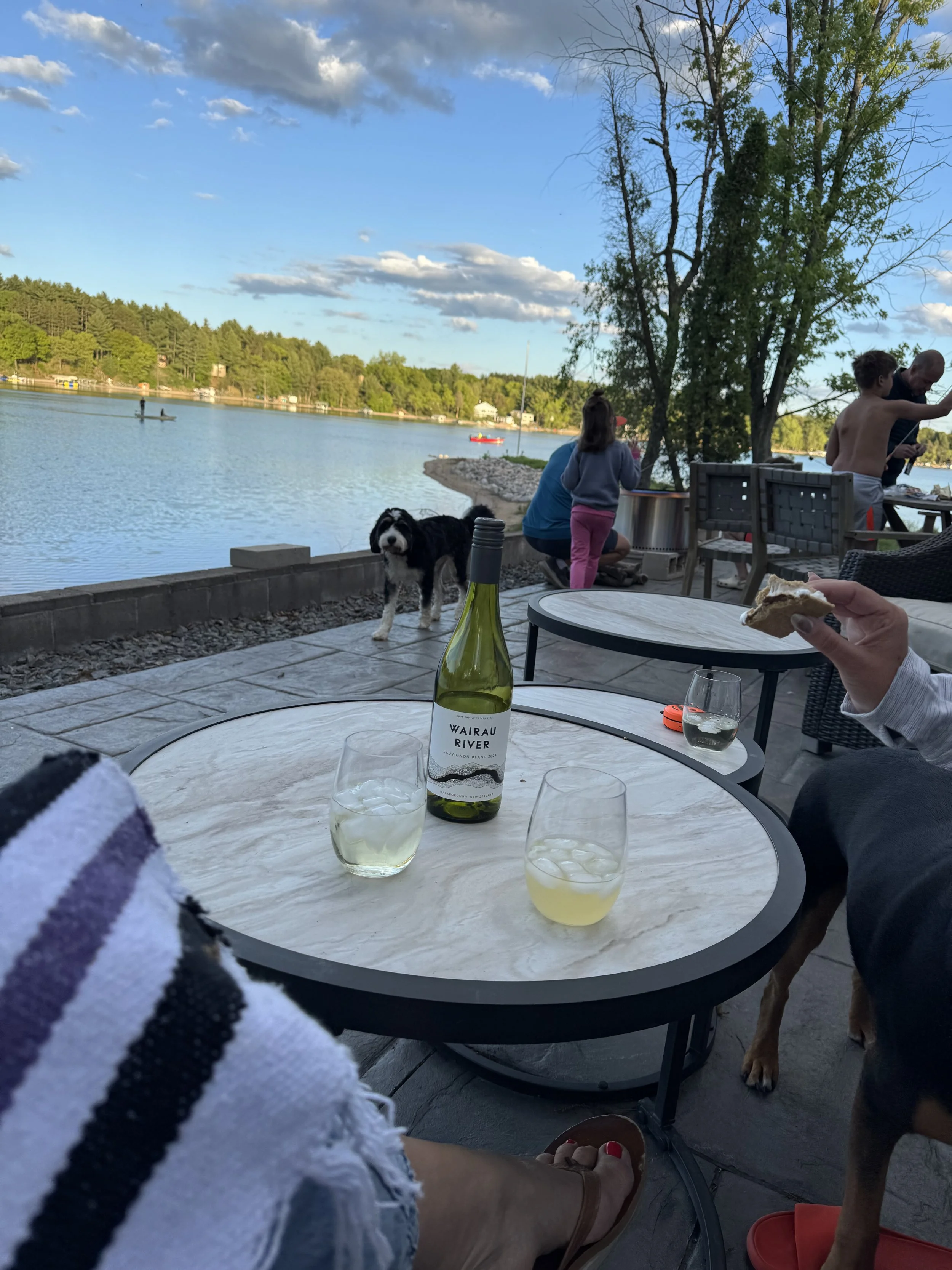 Outdoor Back Patio + Firepit