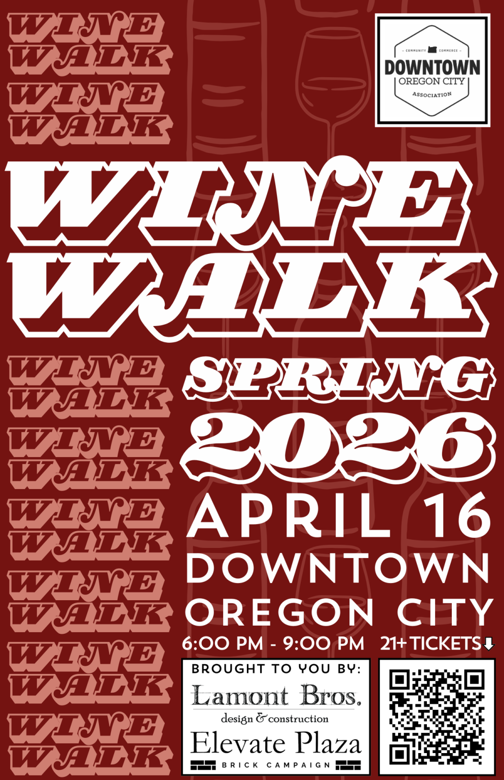 Oregon City Spring Wine Walk