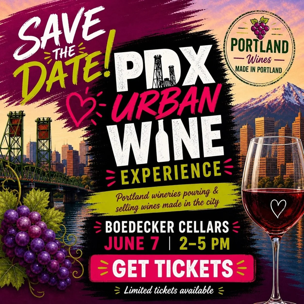 PDX Urban Wine Experience at Boedecker Cellars