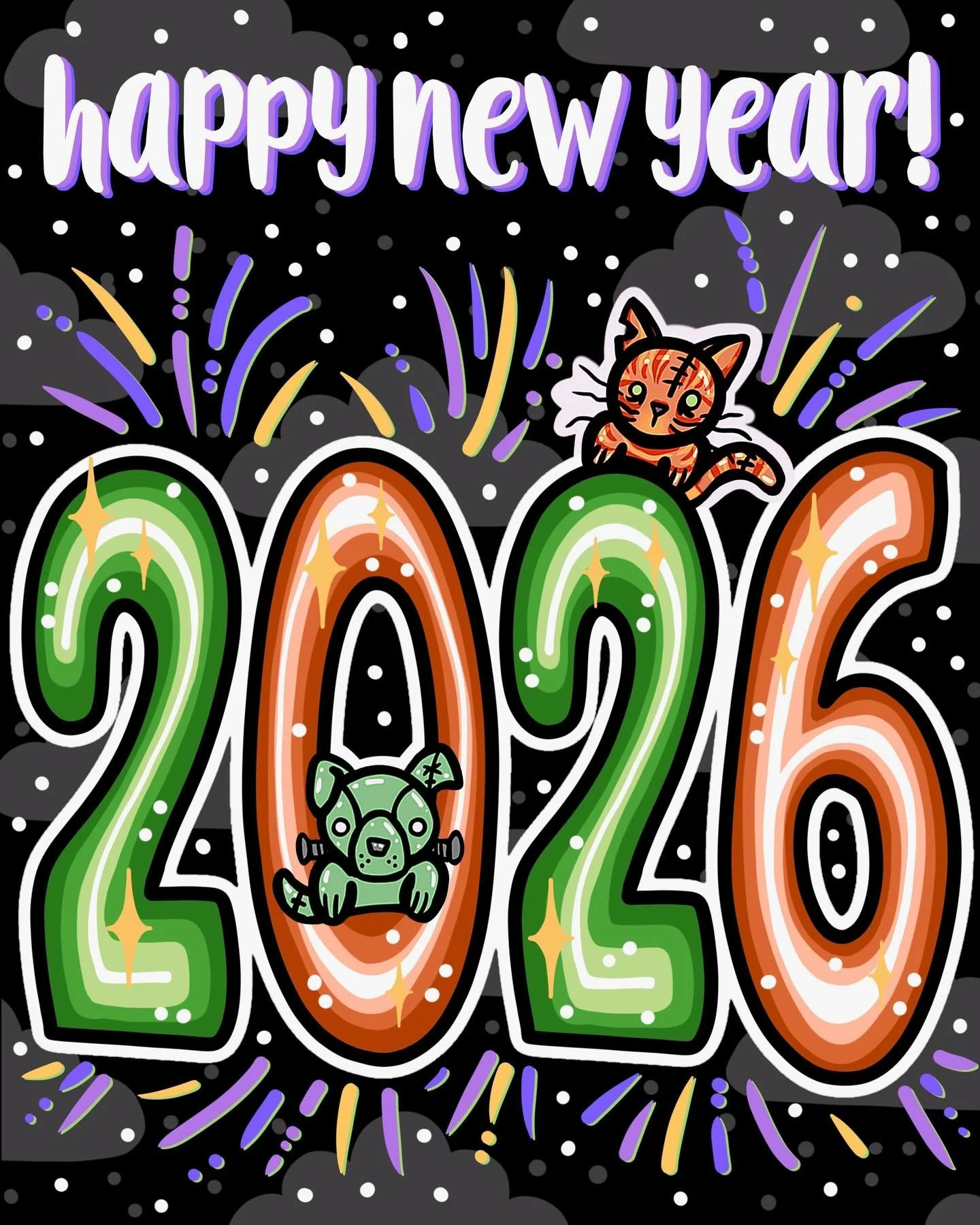 A new year is here, and we&rsquo;re stepping into it with full hearts and creatures by our side. 🐾✨

Here&rsquo;s to more early mornings, familiar routines, joyful check-ins, and the quiet moments that mean
everything.

We&rsquo;re endlessly gratefu