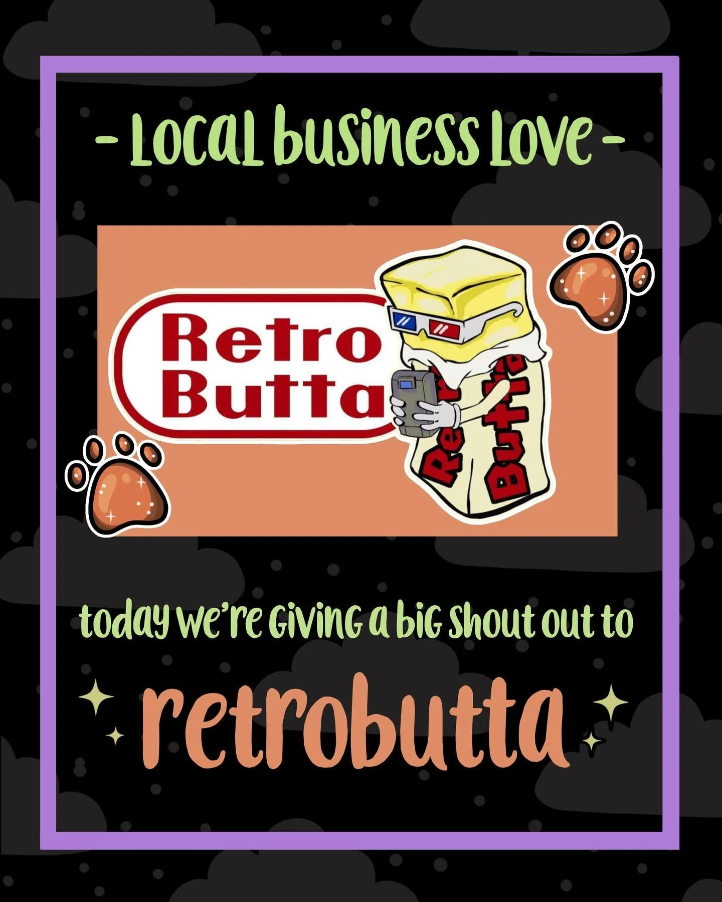 Starting off the new year with an extra special business highlight! 🎮

@retrobutta isn&rsquo;t just a small business we love, it&rsquo;s one that&rsquo;s close to the heart of our sitter, Deonna! Which obviously means it&rsquo;s close to ours too!

