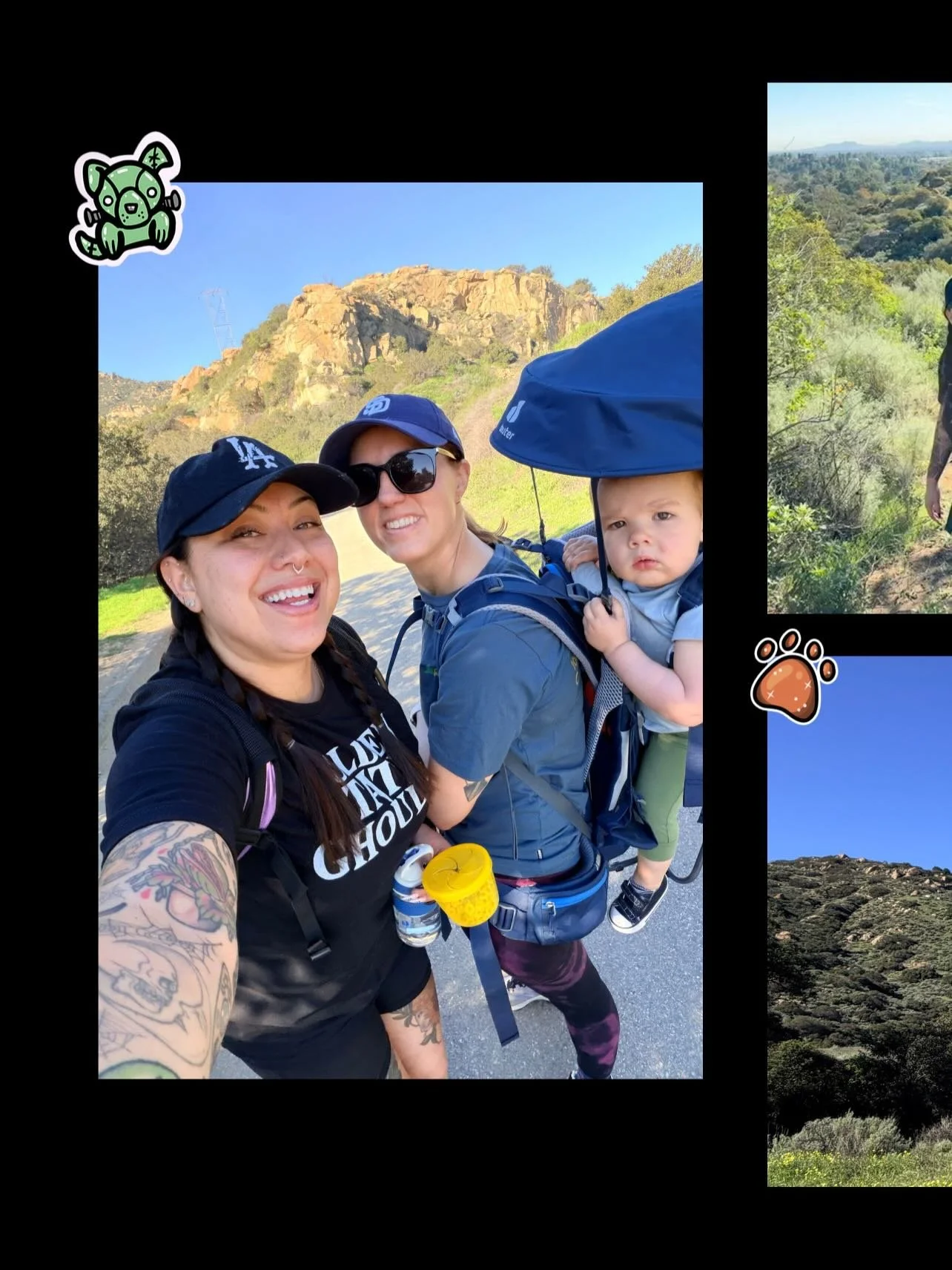 Boss&rsquo; day off = fresh air, chosen family and a very small hiking companion still making her work! ☀️🌲🥾😅

#nightofthelivingpets #dayoff #hiking