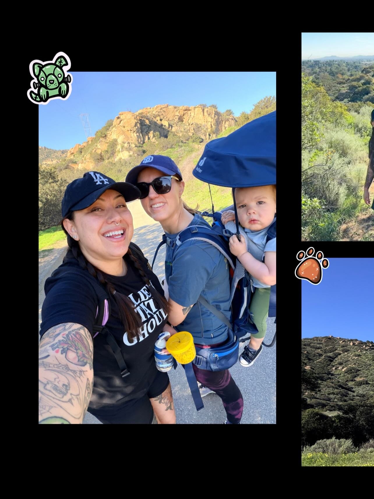 Boss&rsquo; day off = fresh air, chosen family and a very small hiking companion still making her work! ☀️🌲🥾😅

#nightofthelivingpets #dayoff #hiking
