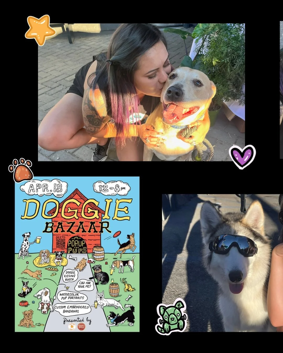 Pull up with your pup on Saturday, April 18th from 12&ndash;8PM for a full day dedicated to the dogs (and the people who love them) 🐾

Hosted by @bennybrewing x @wallflowermarket 🍻🌼

We&rsquo;re talking local dog-friendly vendors, a doggie kissing