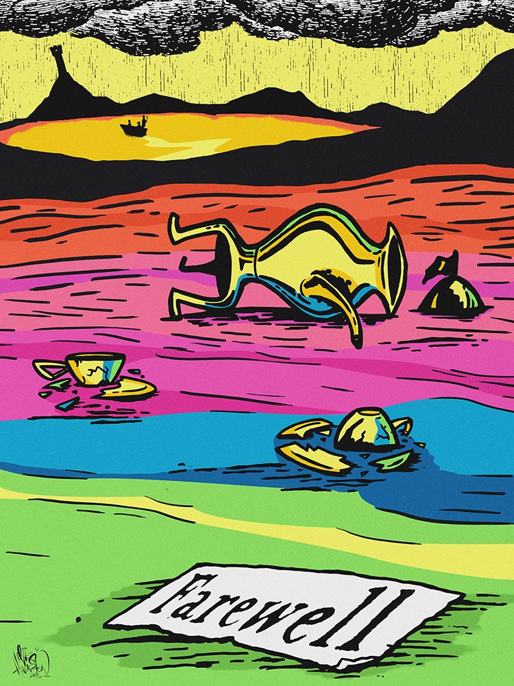 Farewell (Blacklight Ink)