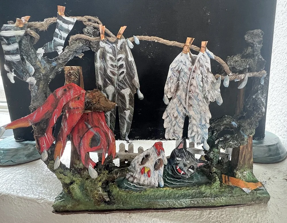 Wet Halloween Laundry