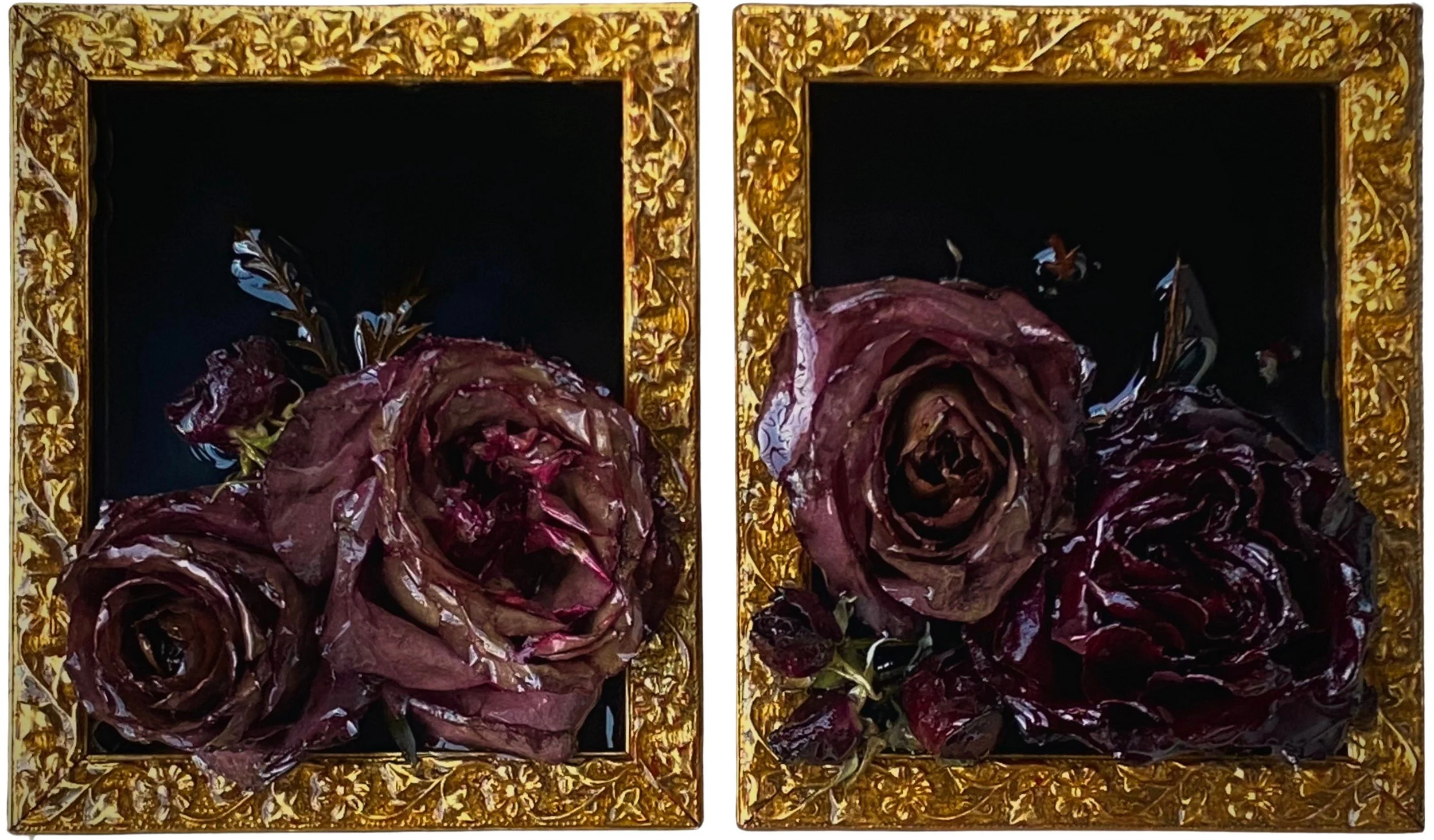In Bloom & Entombed - Diptych