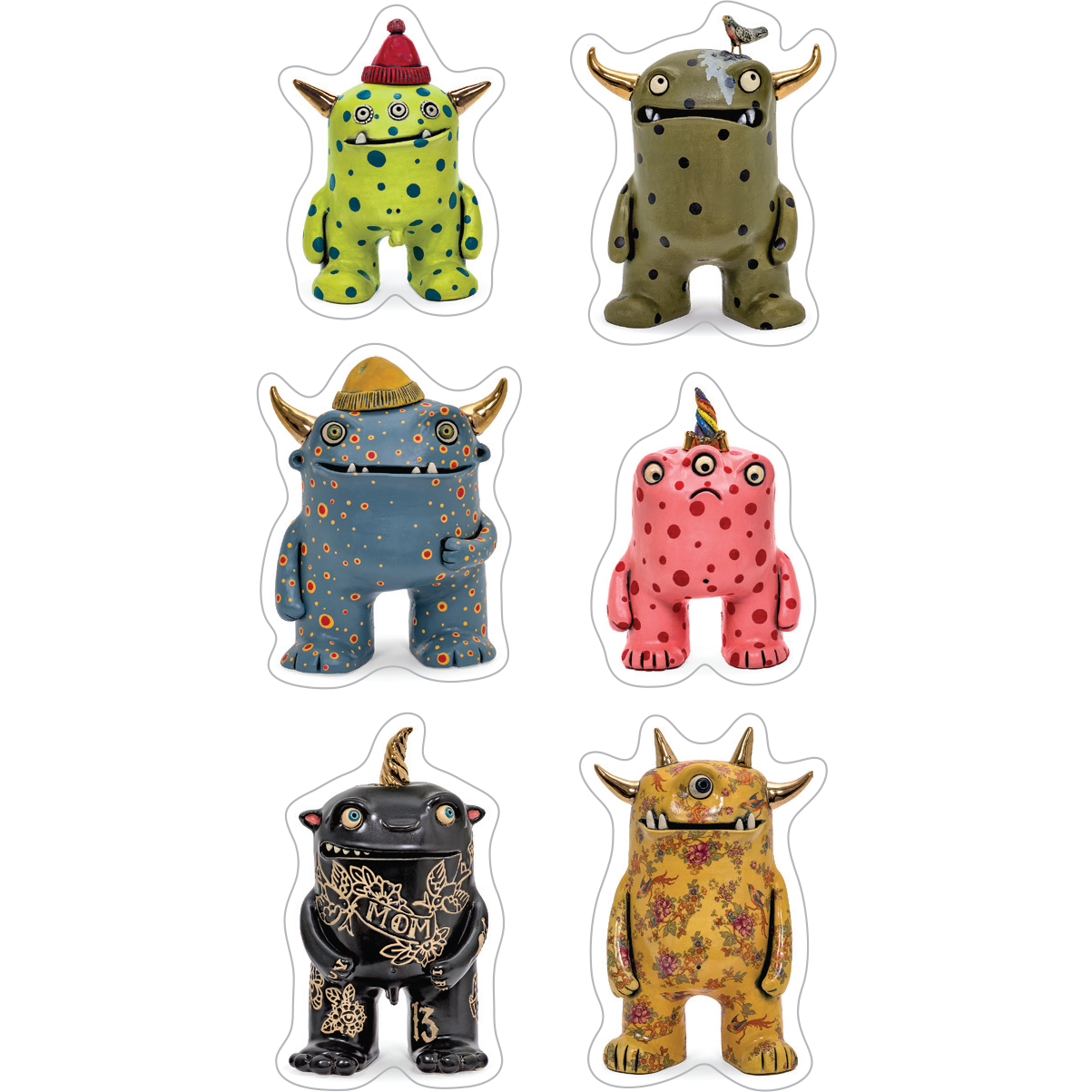 Scary Monsters Sticker Pack #11