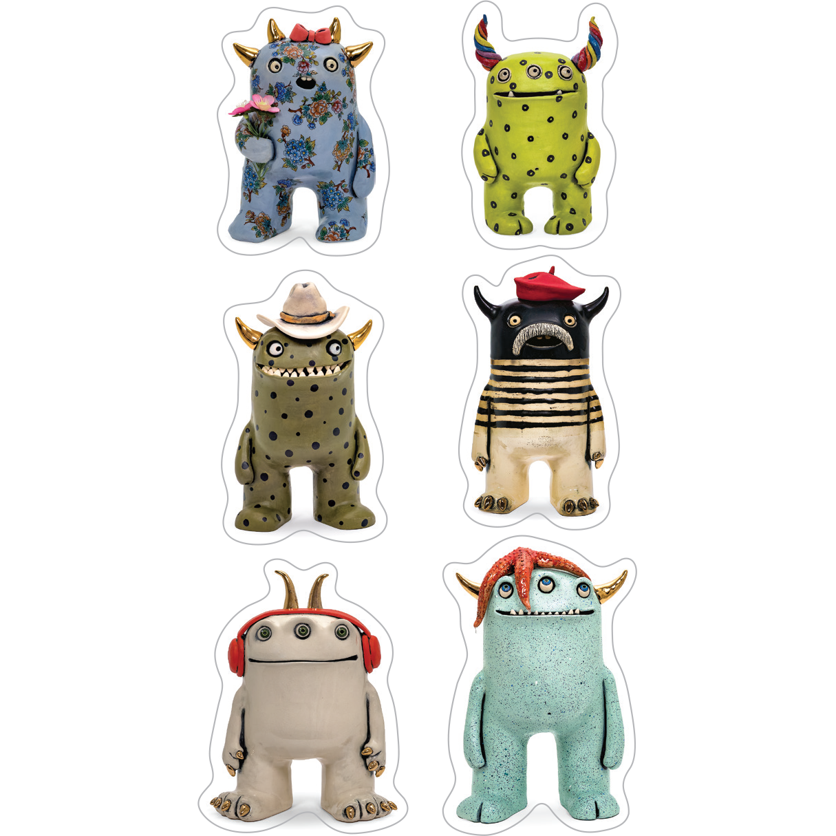 Scary Monsters Sticker Pack #12