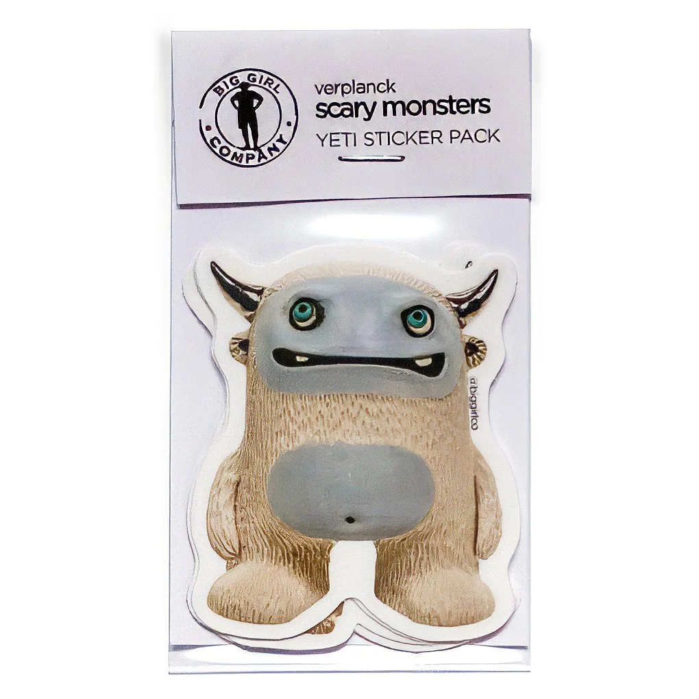 Scary Monsters Yeti Sticker Pack