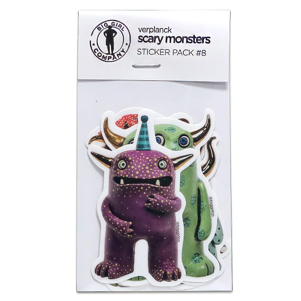 Scary Monsters Sticker Pack #8