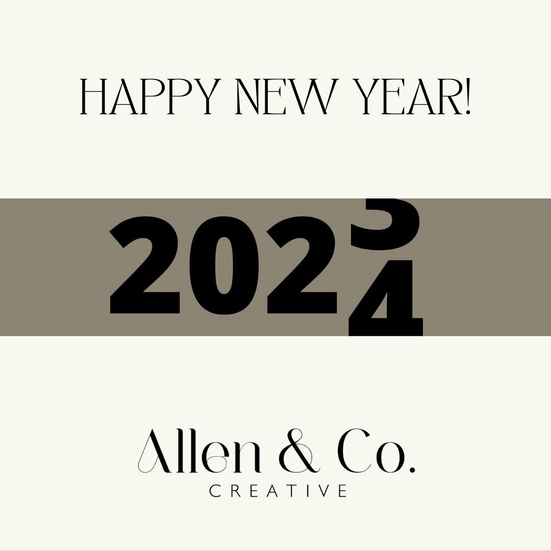Happy New Year! We're welcoming 2024 with open arms for new creative challenges!