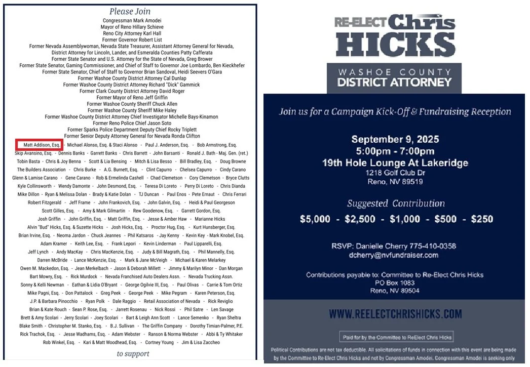 Is Chris Hicks Too Connected to Get Reelected?