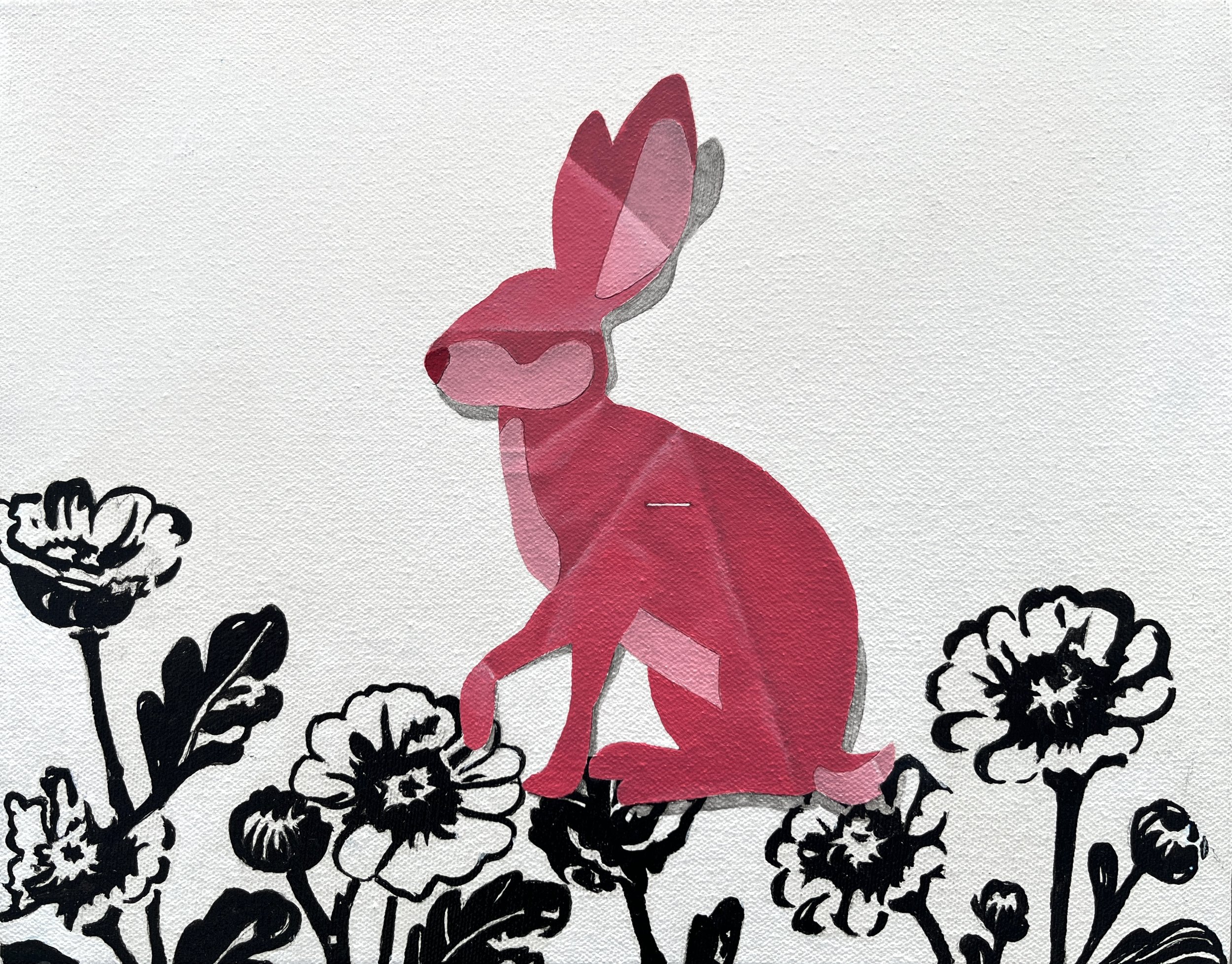 Jack Rabbit among Desert Marigolds, 2025