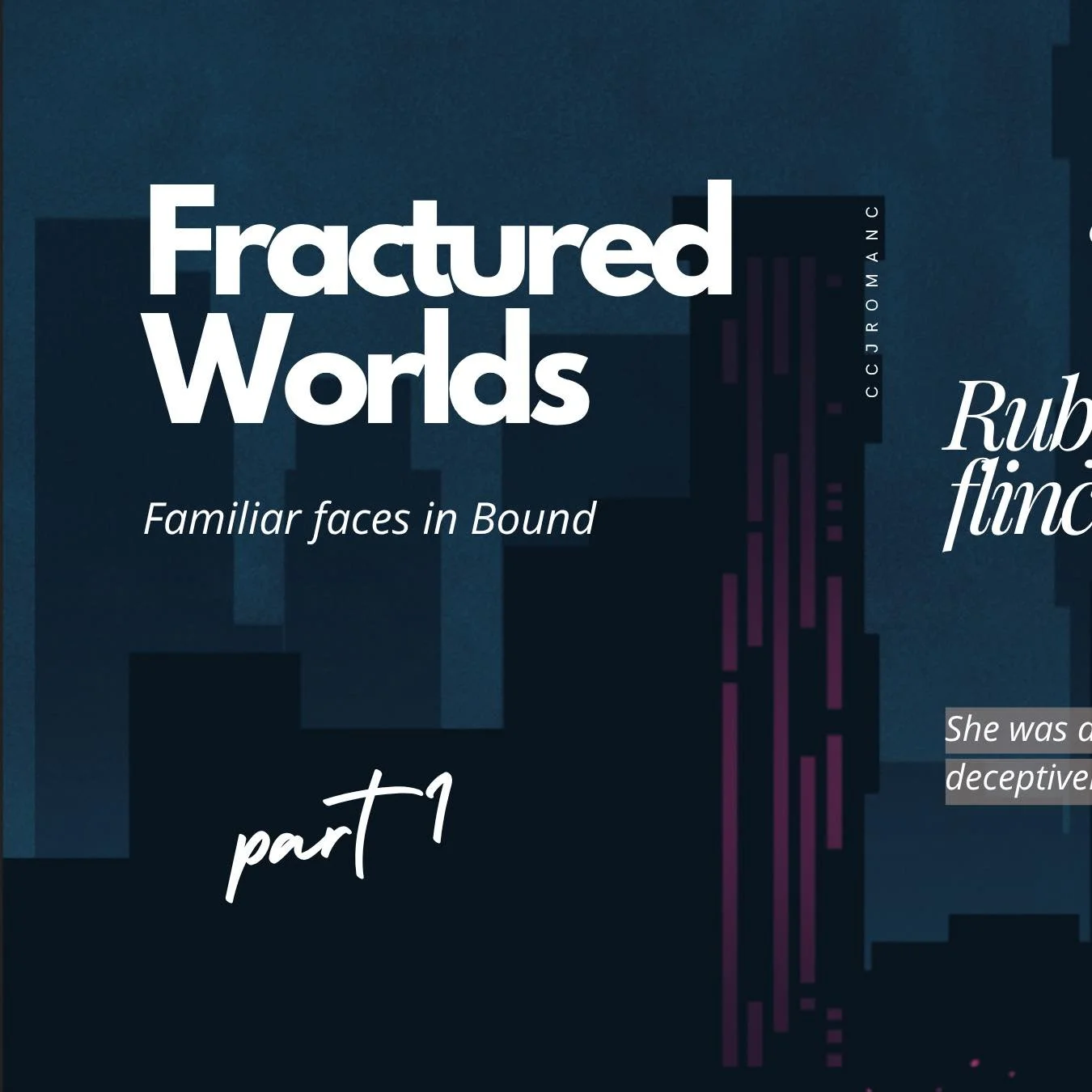 Familiar faces in Bound, part 1: Ruby Hartford 

Fractured Worlds is back. We first meet Ruby the powerhouse in Wonder, and you can see her and all her charm in Bound. Coming soon! In the meantime, Wonder is available on kindle unlimited.  #beingmrsj