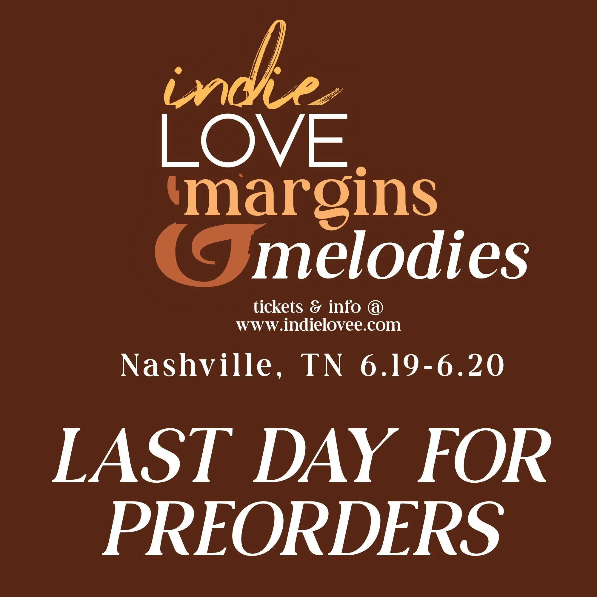 Last day! If you've already ordered, but wanted tees or merch, they've been added now!