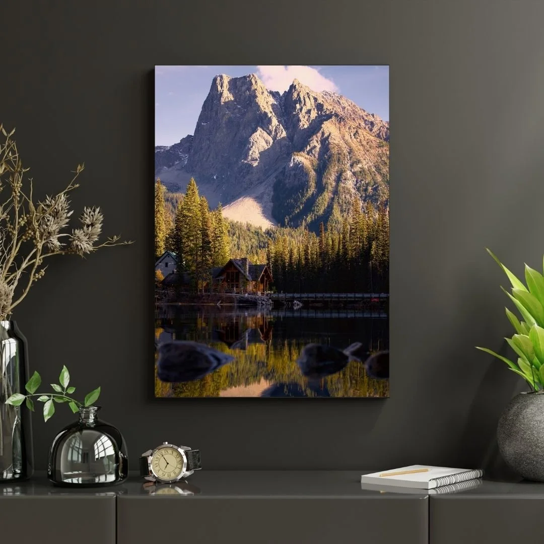 Emerald Lake Cabin Print