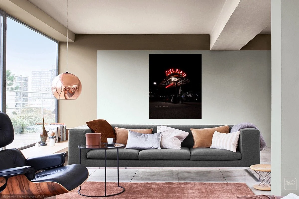Seattle's Pike Place Sign Print