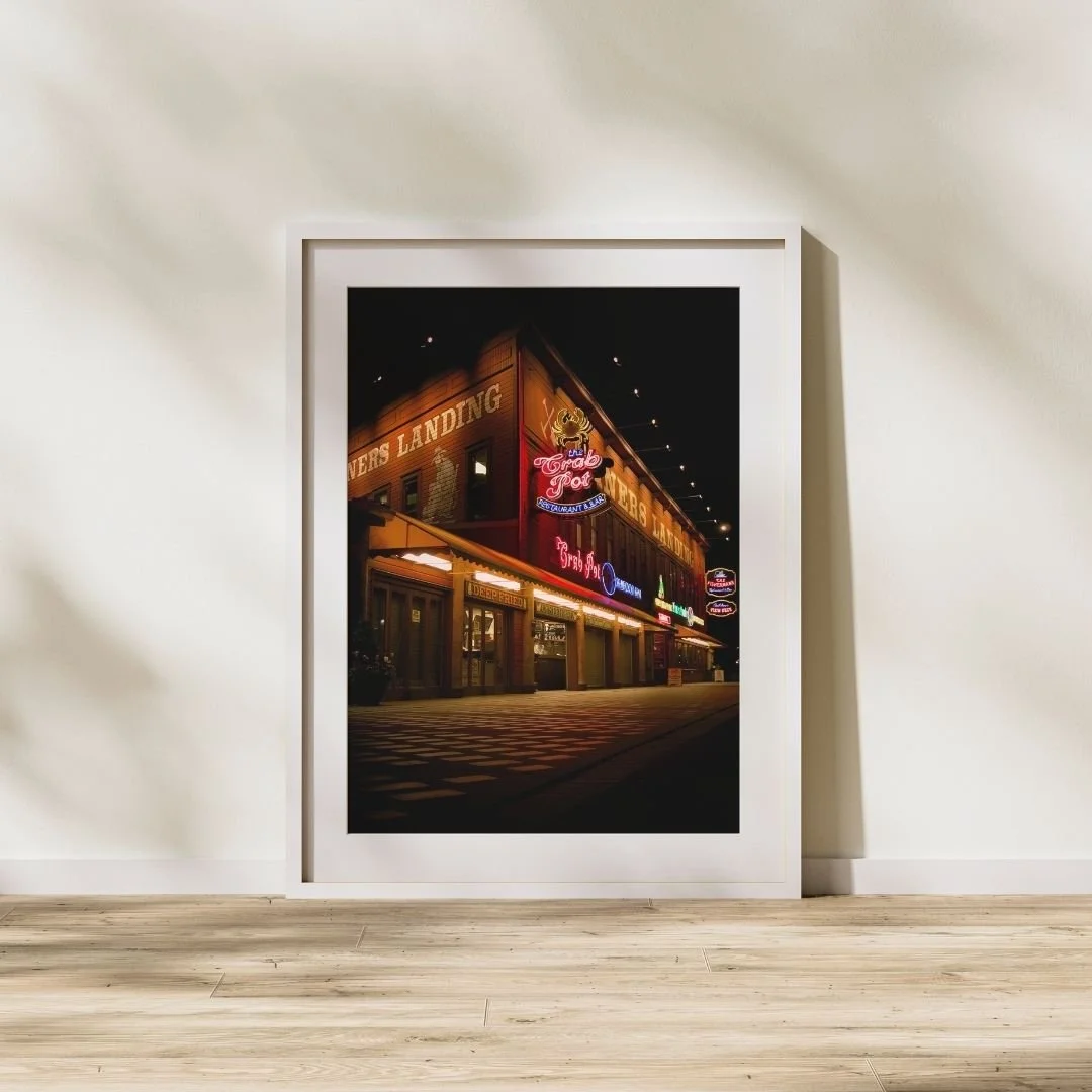 Miner's Landing Waterfront, Seattle Print