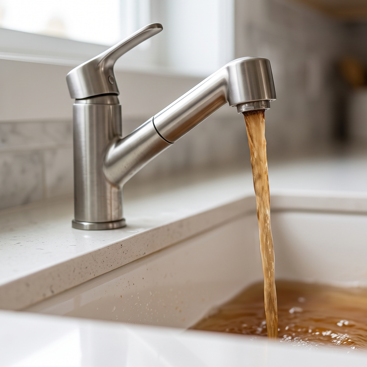 Rusty or Brown Hot Water From One Faucet? What It Tells You