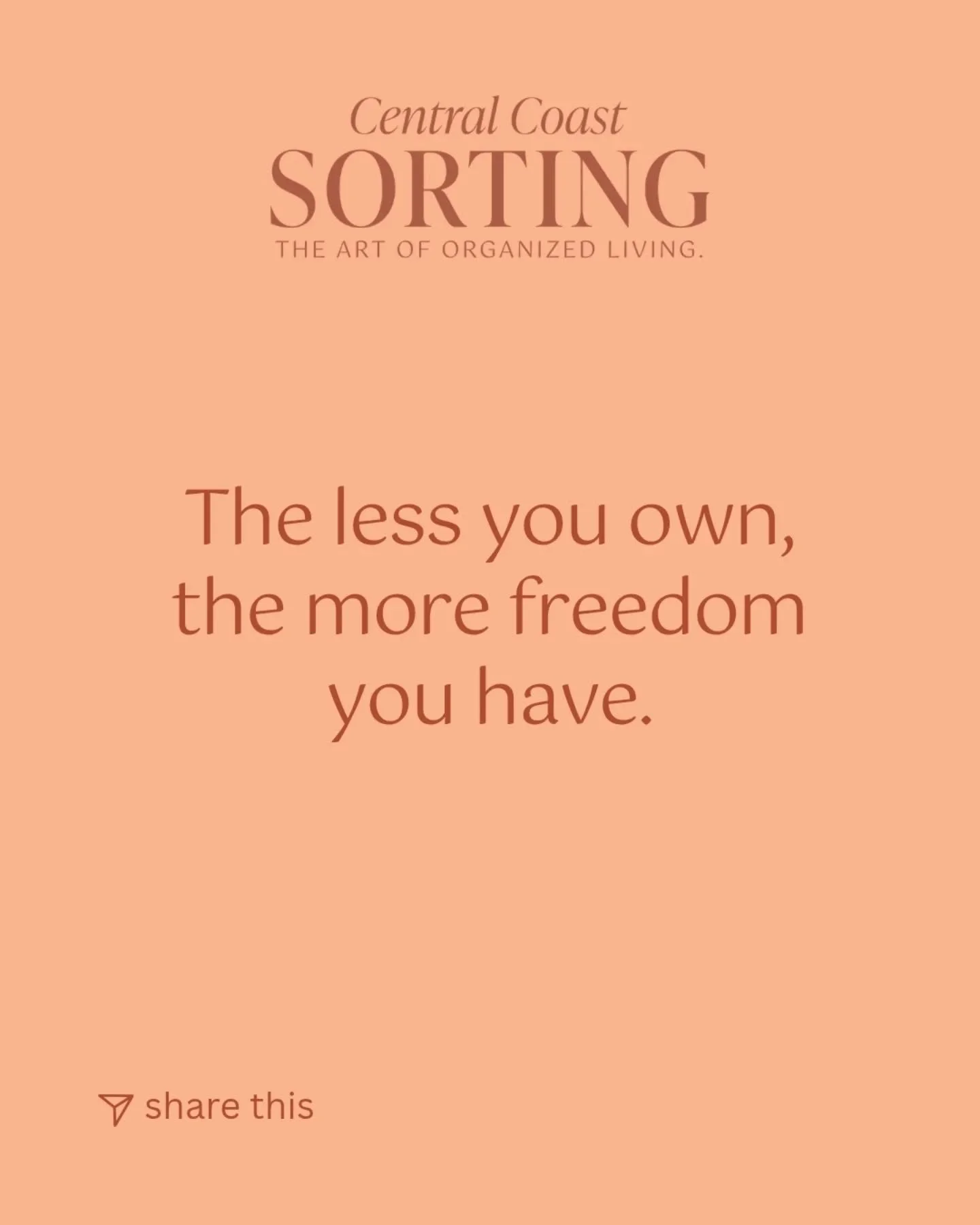 And I mean that literally.

Every item that comes into your home is a small commitment. You have to remember you have it. Find somewhere to put it. Maintain it, fix it, or eventually deal with getting rid of it.

Multiply that by every junk drawer, o