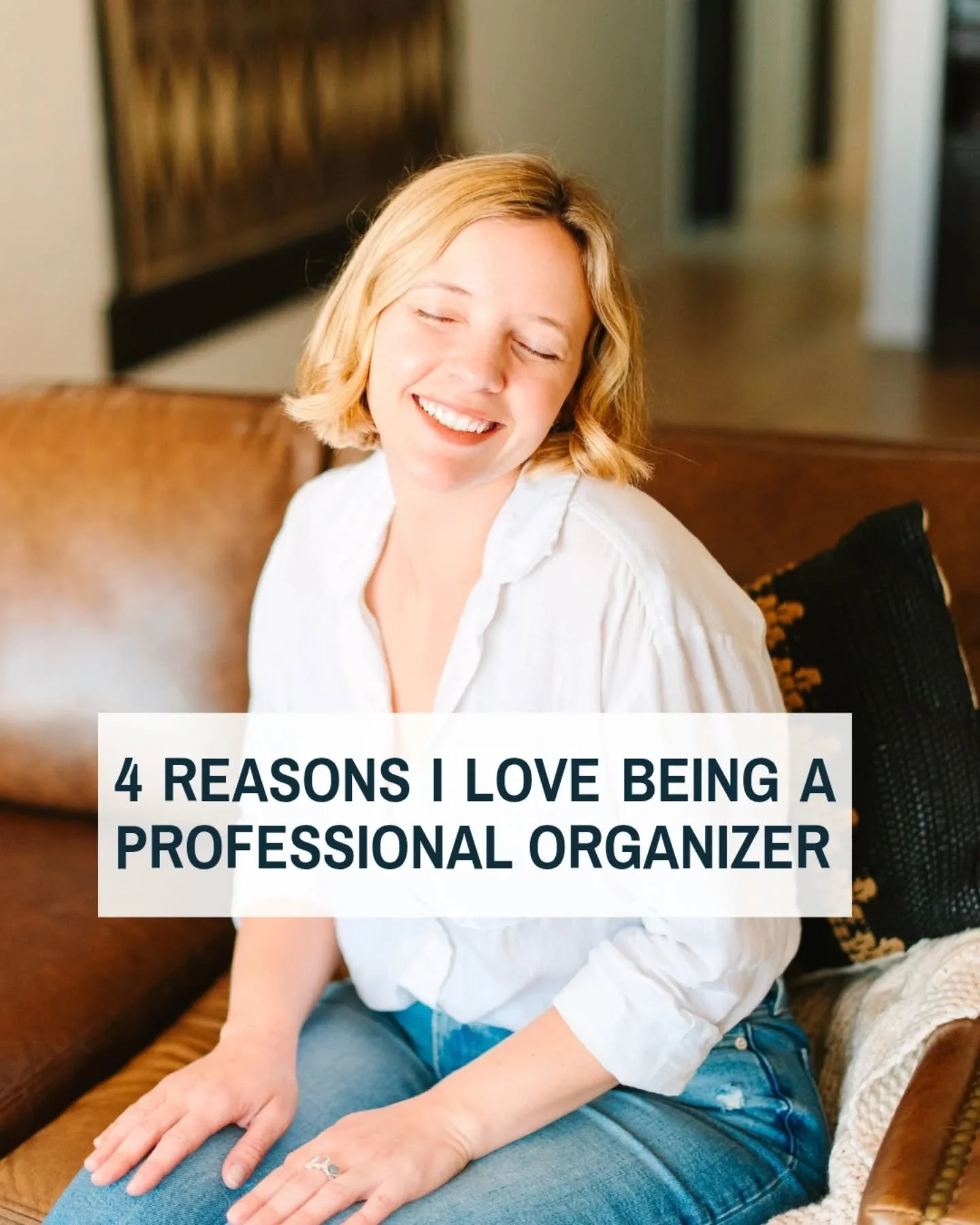 4 reasons I love being a professional organizer! 

1. I get to help people.
2. The work is creative and physical. 
3. Every job is different. 
4. I'm building something. 

#professionalorganizer #helpingpeople #organizedhome #CentralCoastSorting