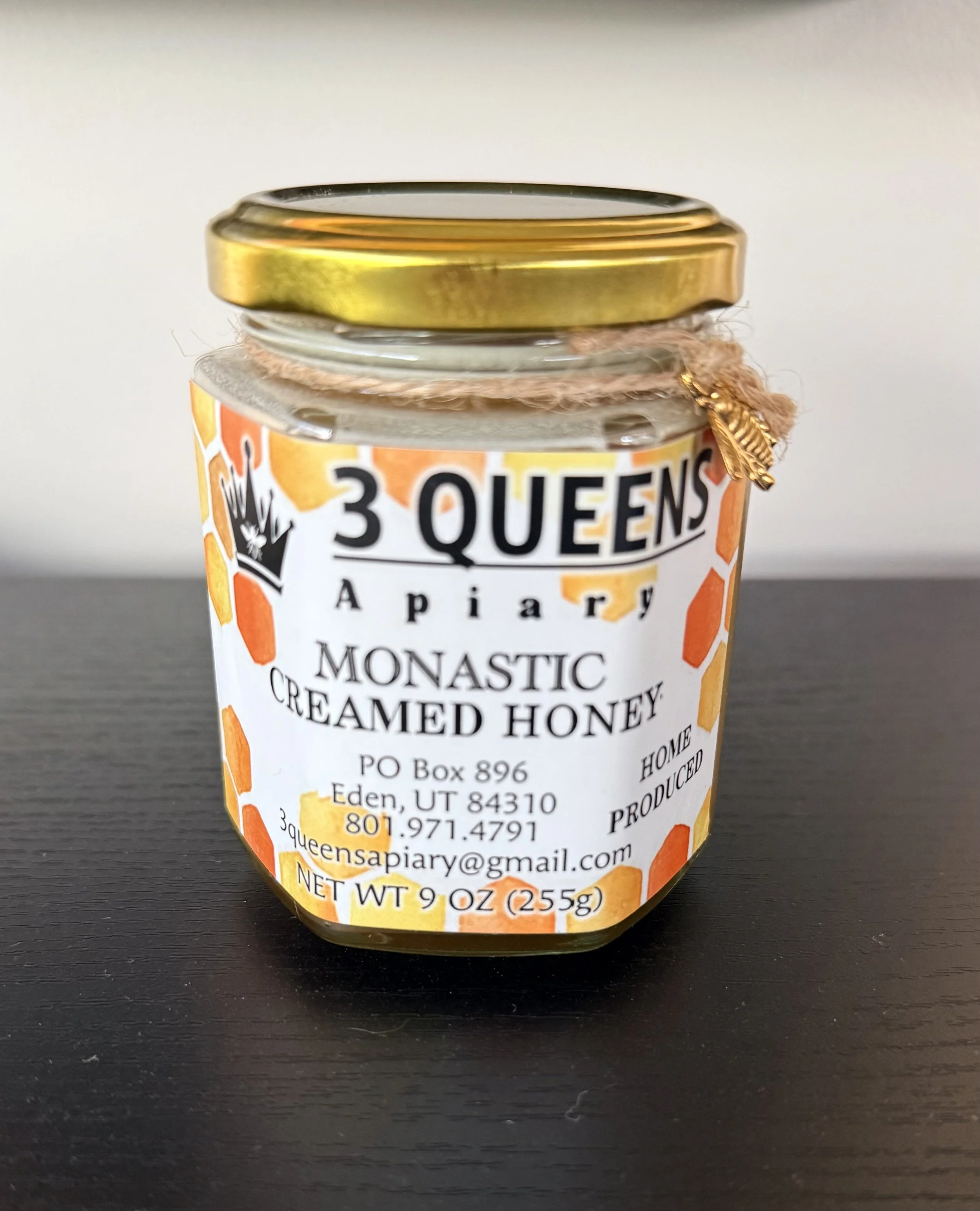 Monastic Creamed Honey Cinnamon 9 Ounces