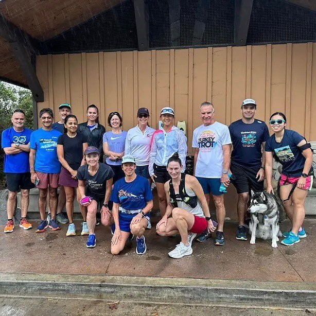 These brave souls risked the rain forecast this Saturday for our Dana Point Harbor to Rail run!