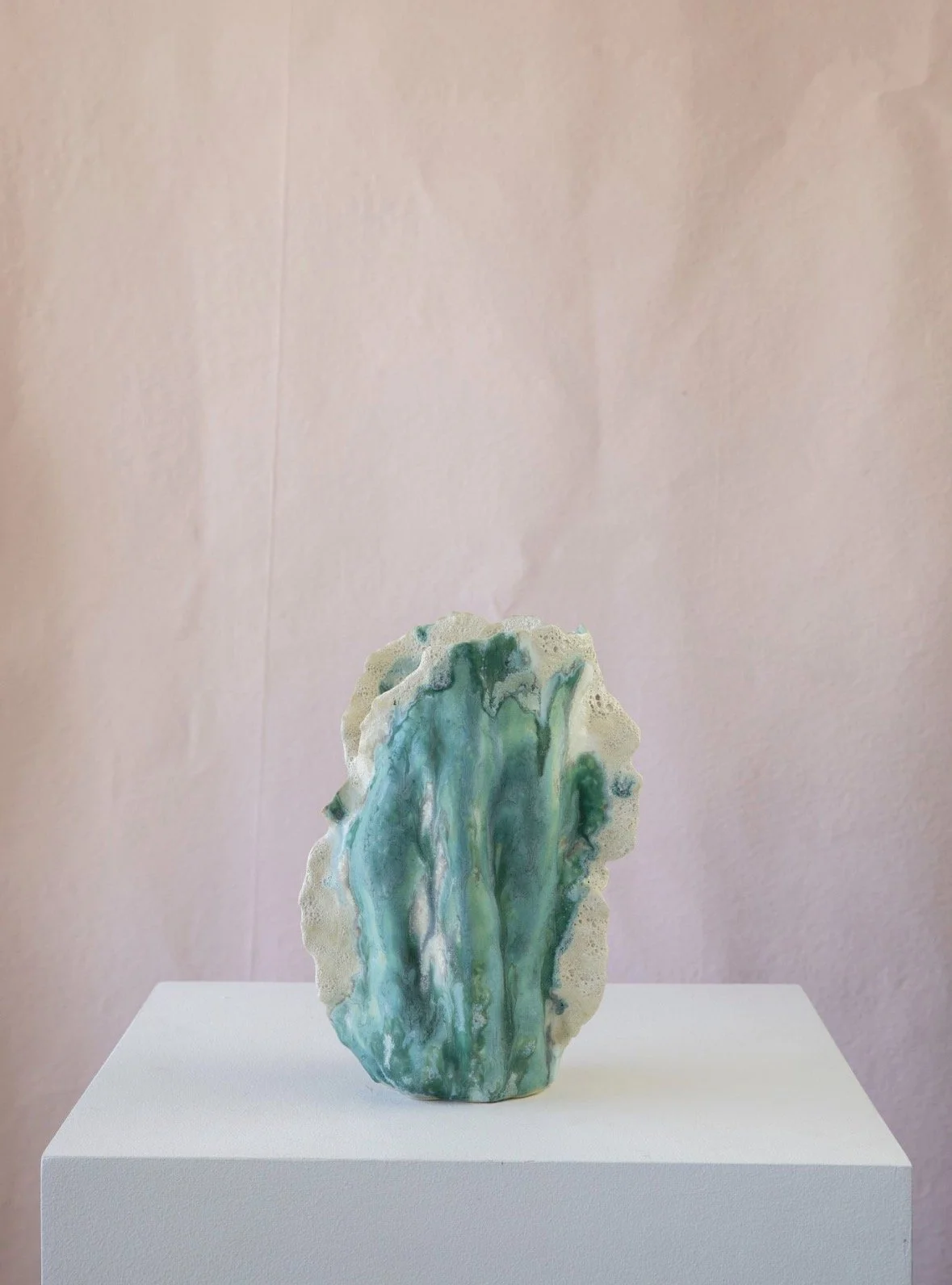 Sea Spray Light-
Porcelain Paper Clay 
8"Hx4"W
