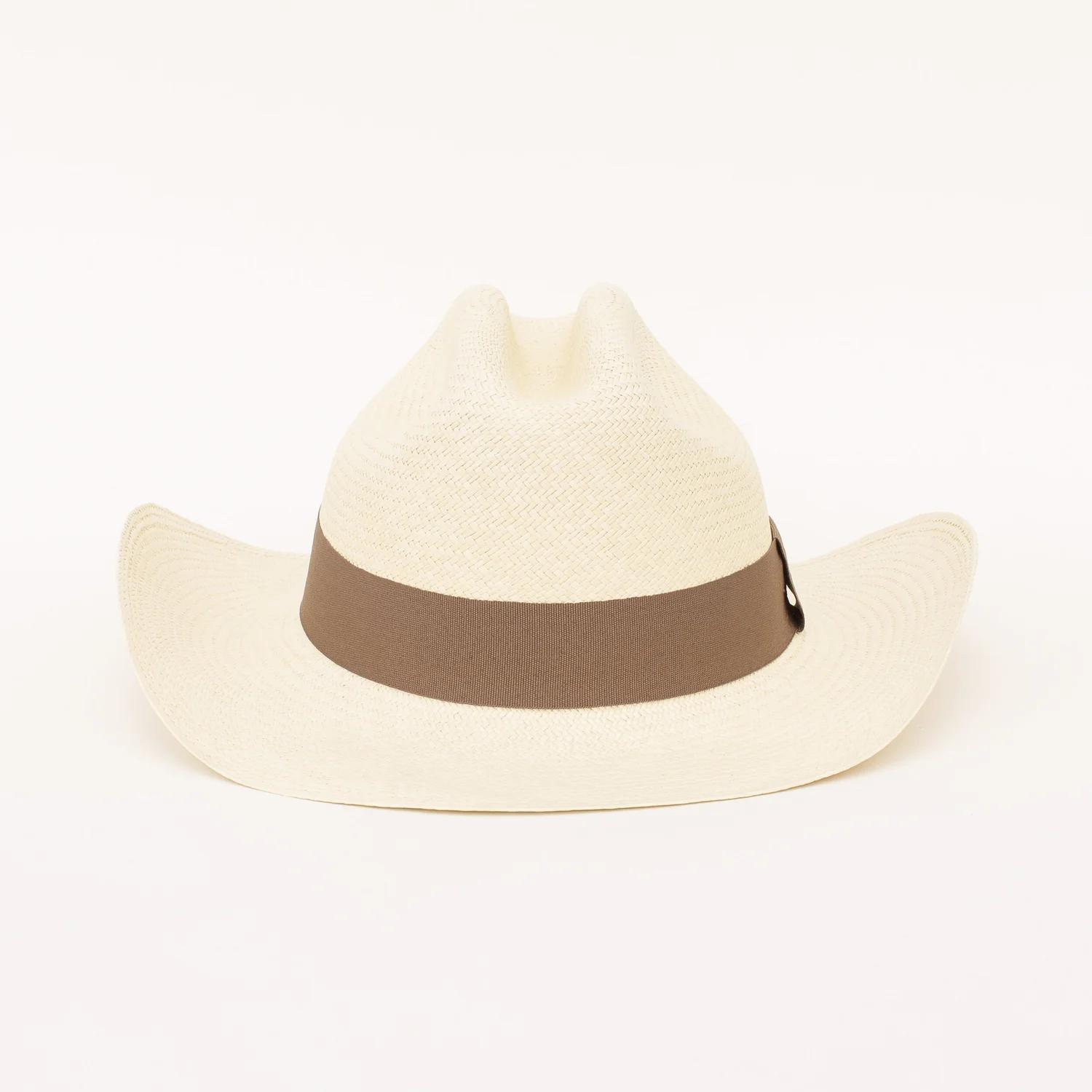 100 Percent Wool Simplistic Panama Hat|Beige Cowboy Natural - Classic Panama Hat — Elegancia Tropical Hats main image 3