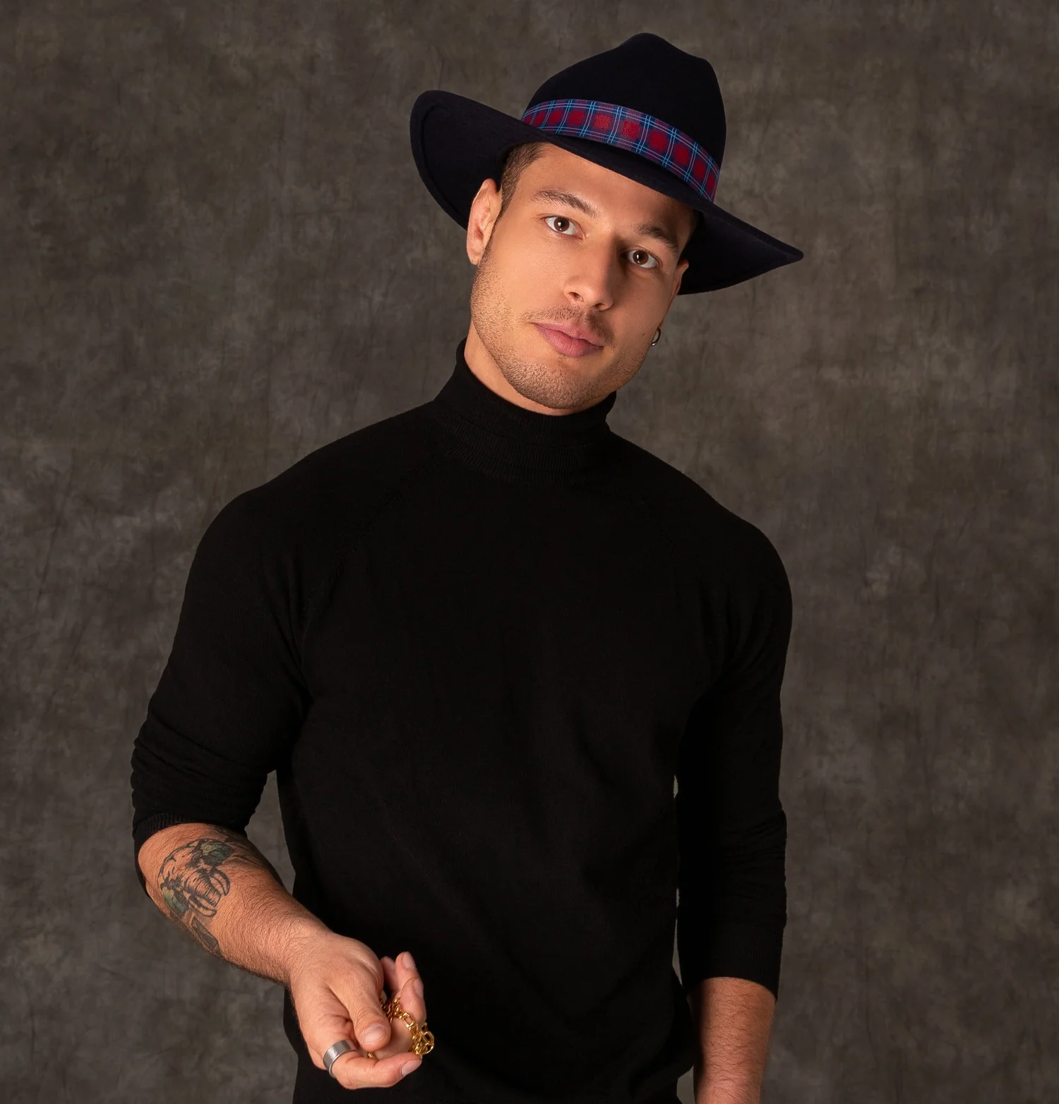 Cowboy Winter Blue - Fine Wool Hat — Elegancia Tropical Hats display picture 3