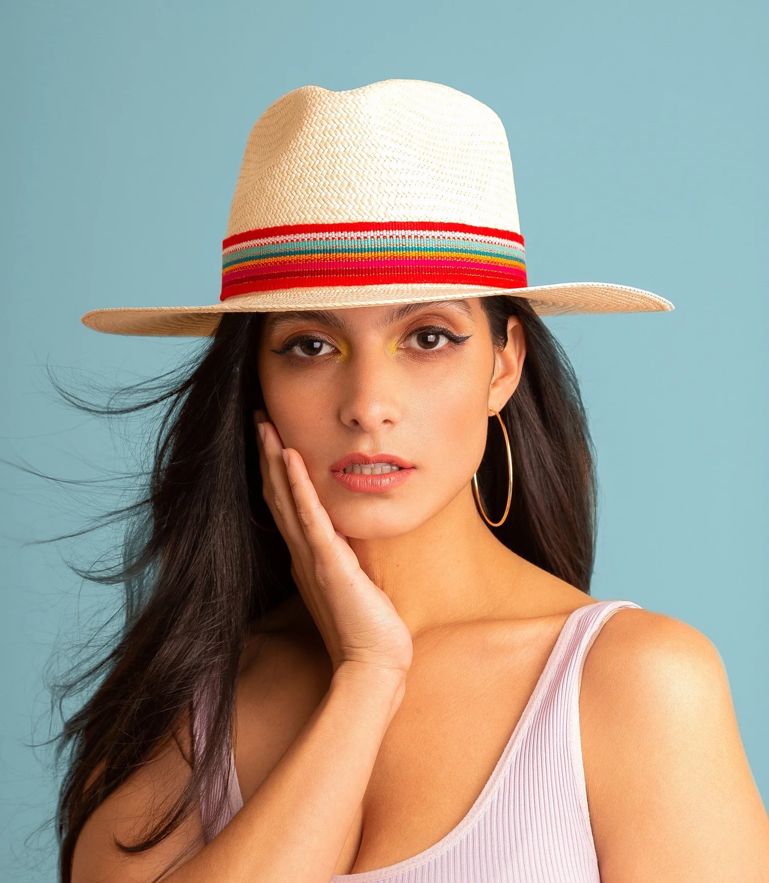 Elegancia Tropical Desierto Classic Panama Hat Handwoven NWT Unisex Sz L… Desierto - Classic Panama Hat — Elegancia Tropical Hats main image 2