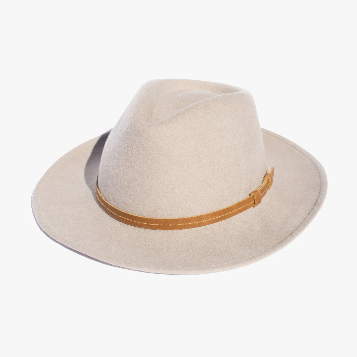 Festival Ready! Elegant Cream and Brown Western Hat tentree Festival Hat - Wool - Save 70% main image 3