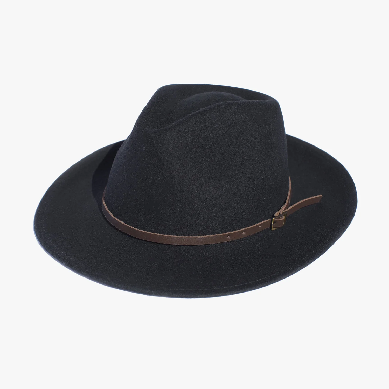 Wool Black Rancher Style Hat The Noir Rancher – Blue Eyed Girl main image 2