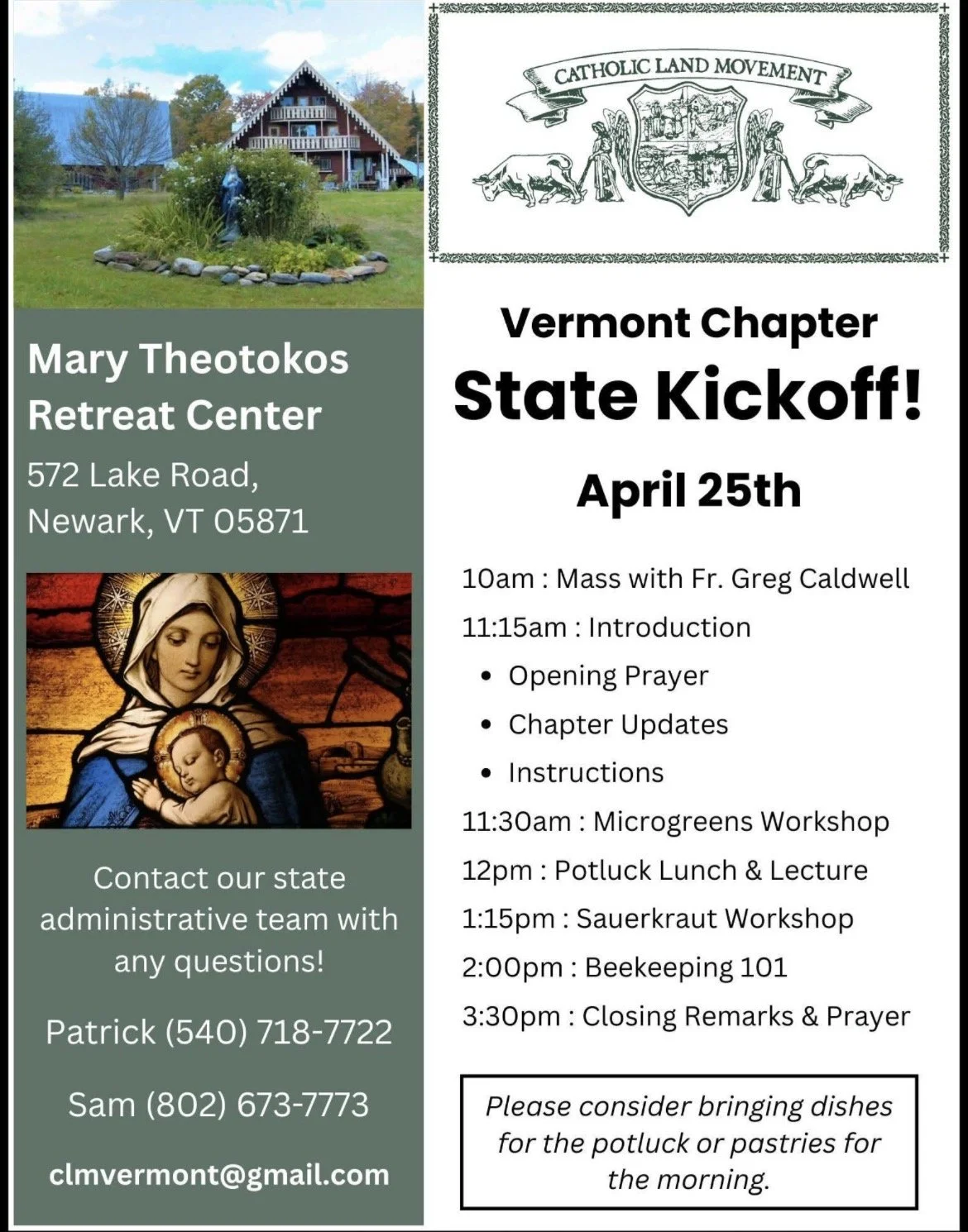 Vermont "Kick off event"