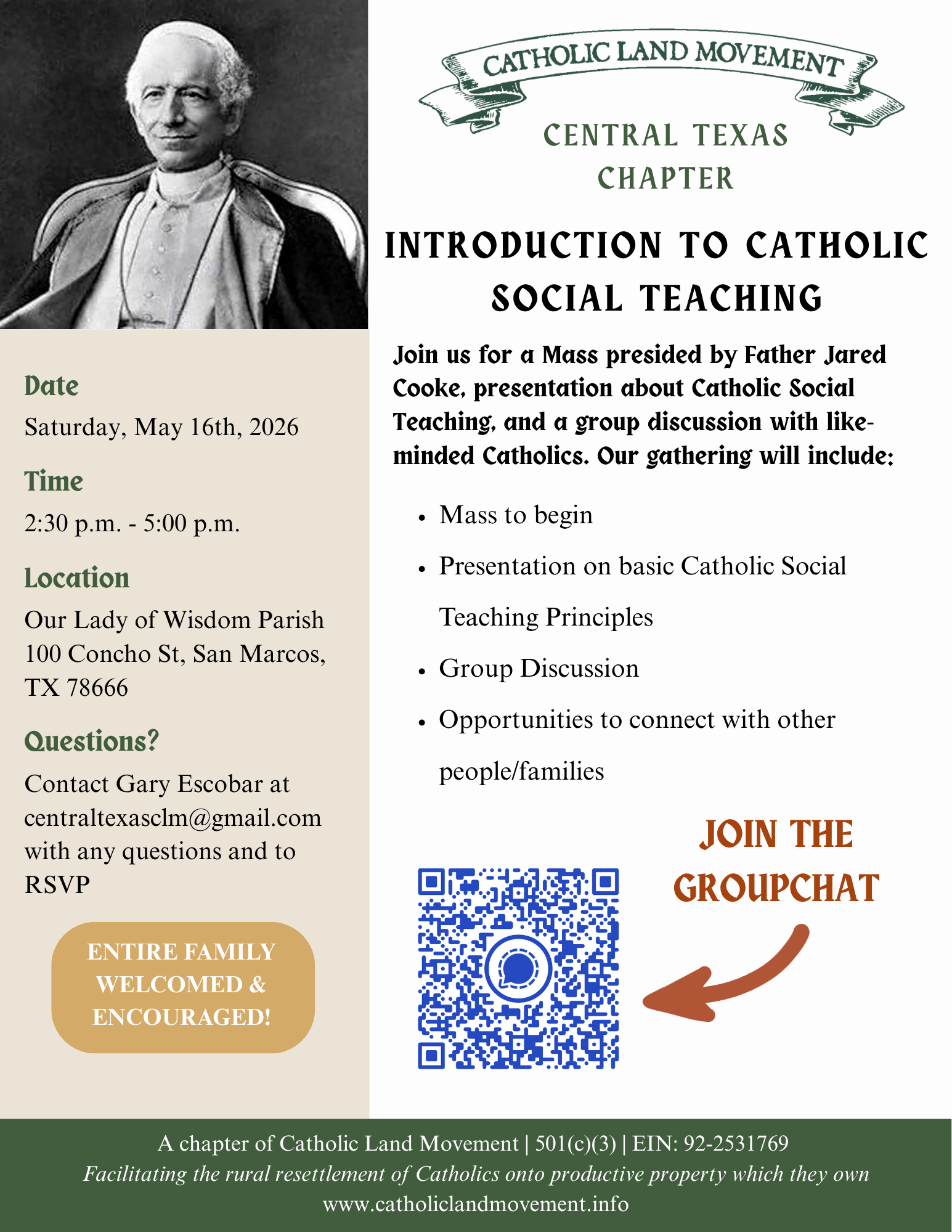 Intro to Catholic social teaching