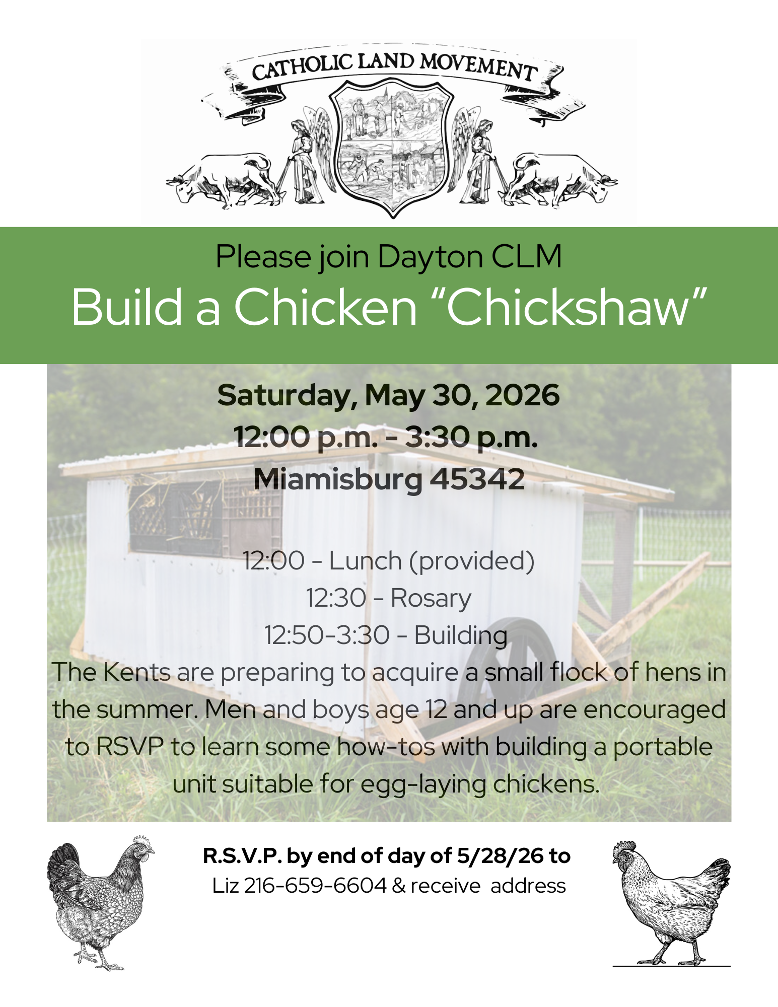 Dayton CLM “Chicken tractors”