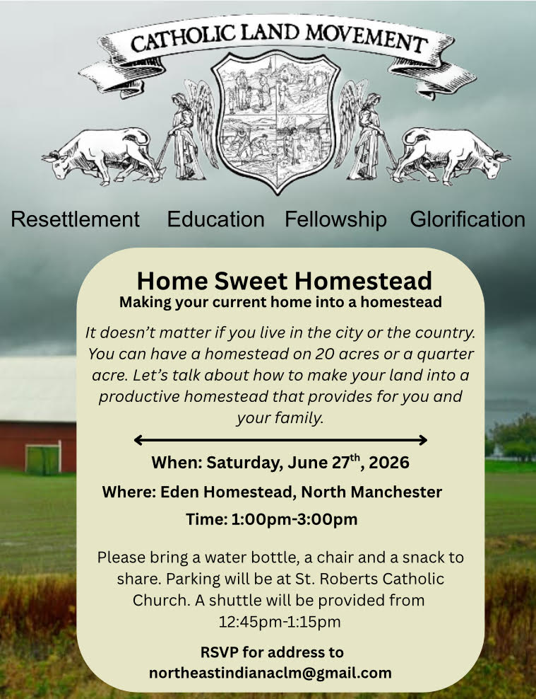 Northeast Indiana "Make your home a Homestead"