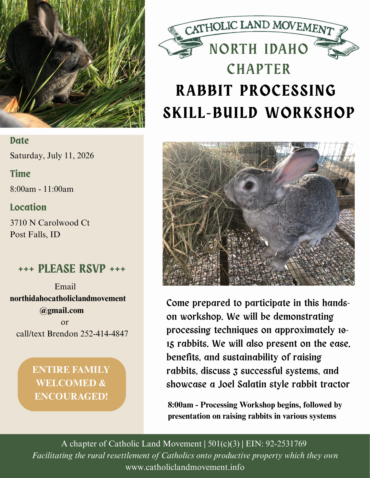 Rabbit Processing Idaho