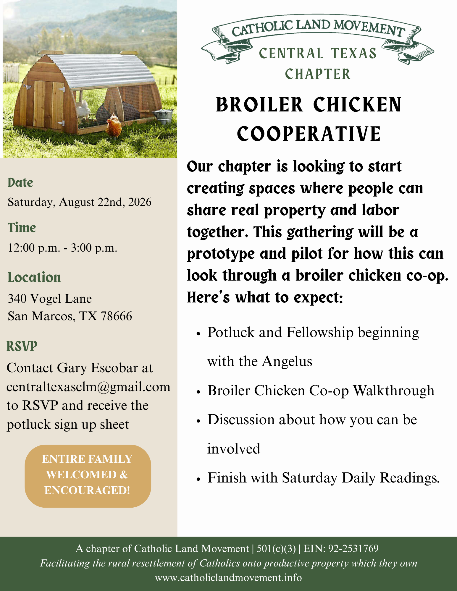 Central Texas Chicken Co-op