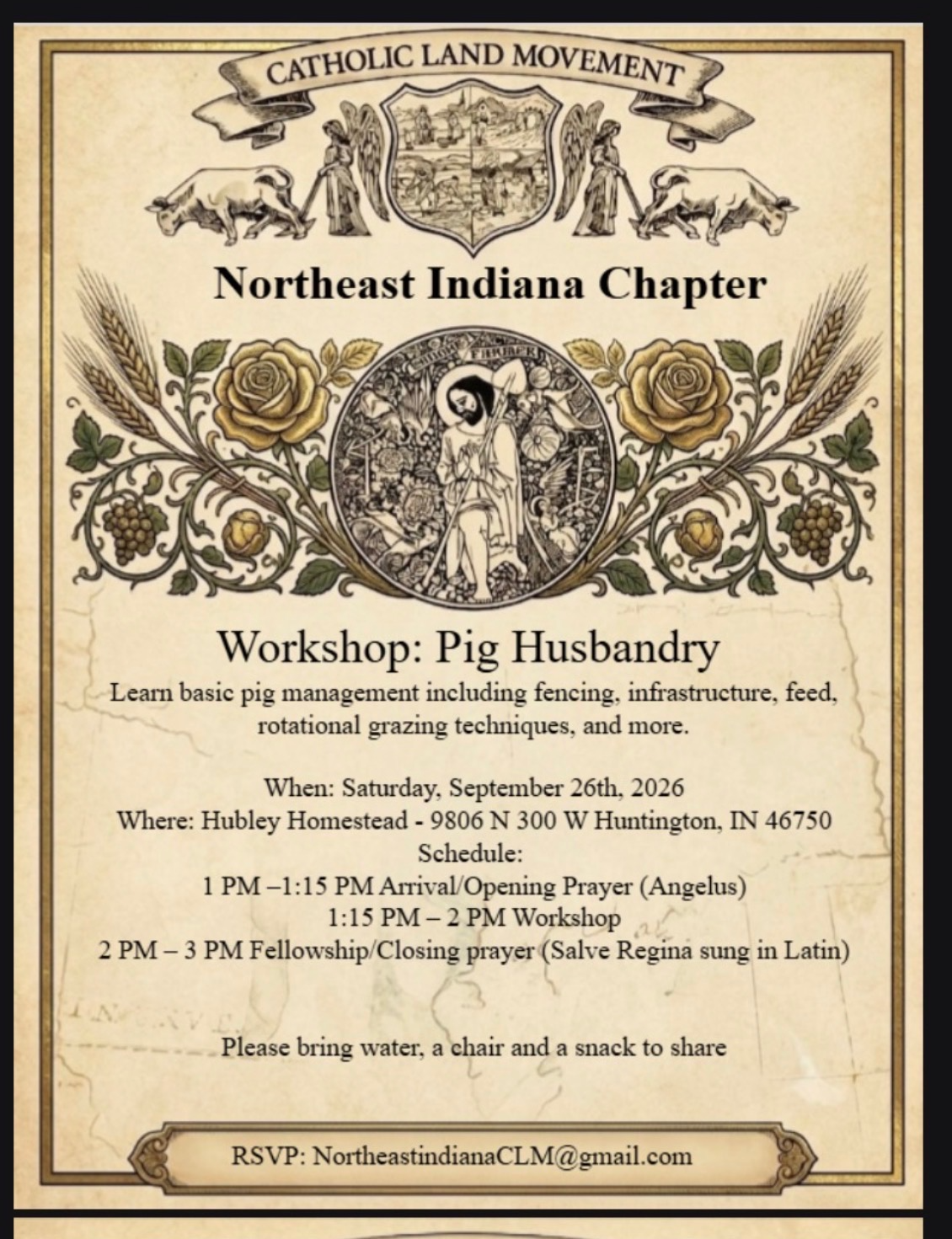 NE Indiana Chapter Pig Husbandry