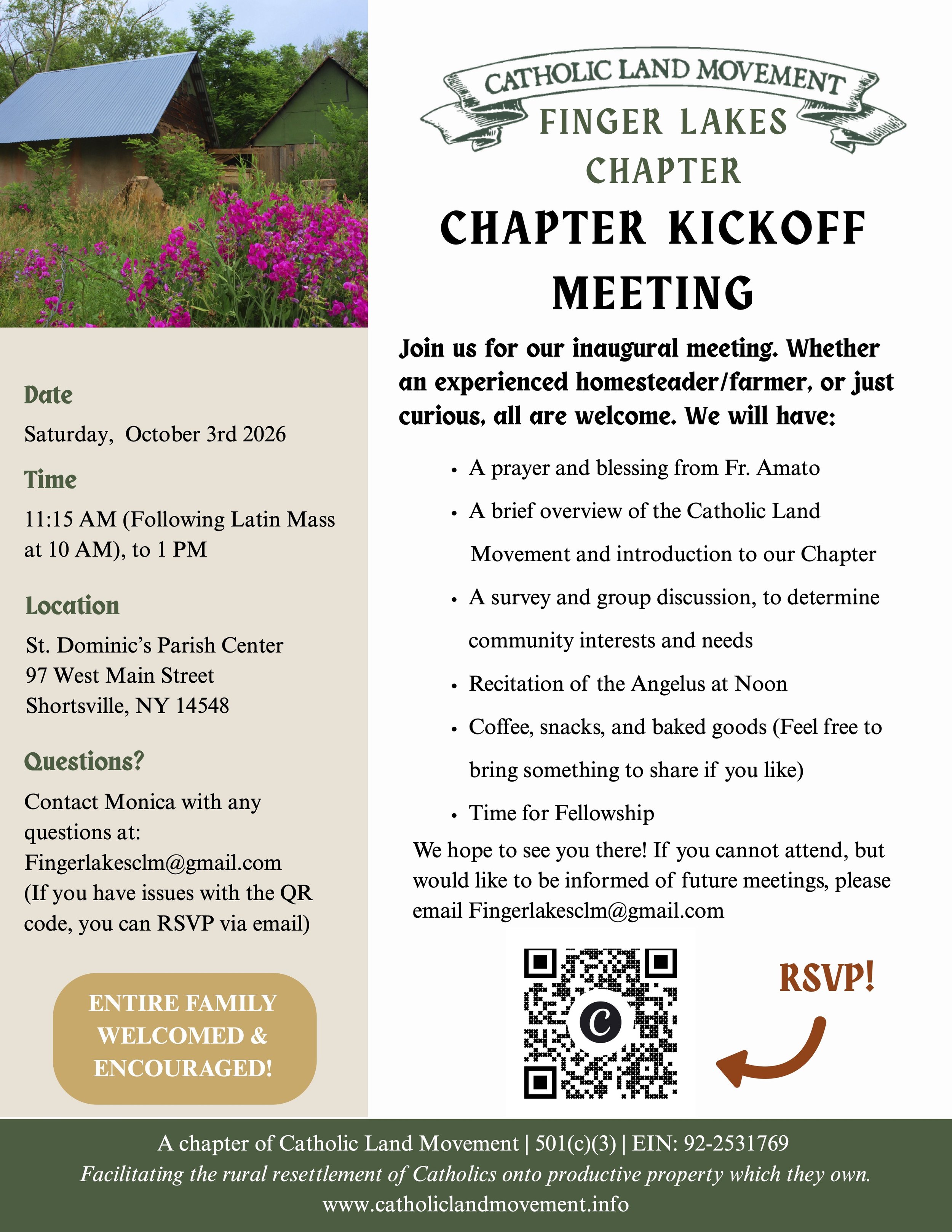Finger Lakes Chapter Kickoff