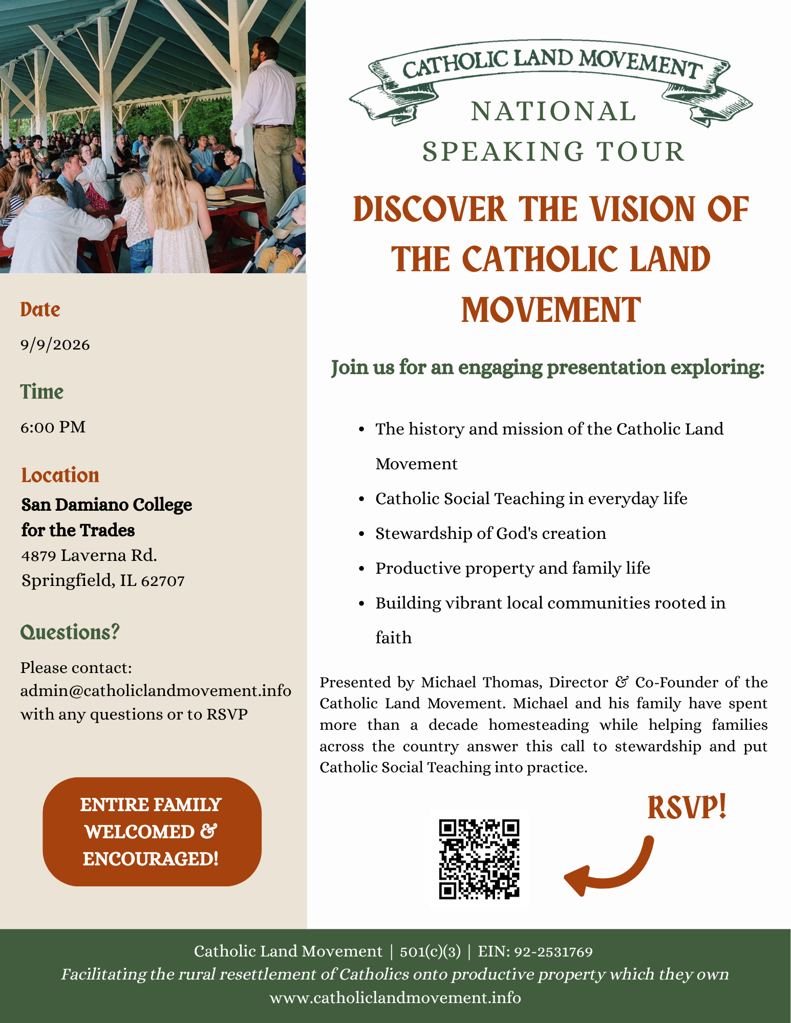 National Tour - San Damiano College